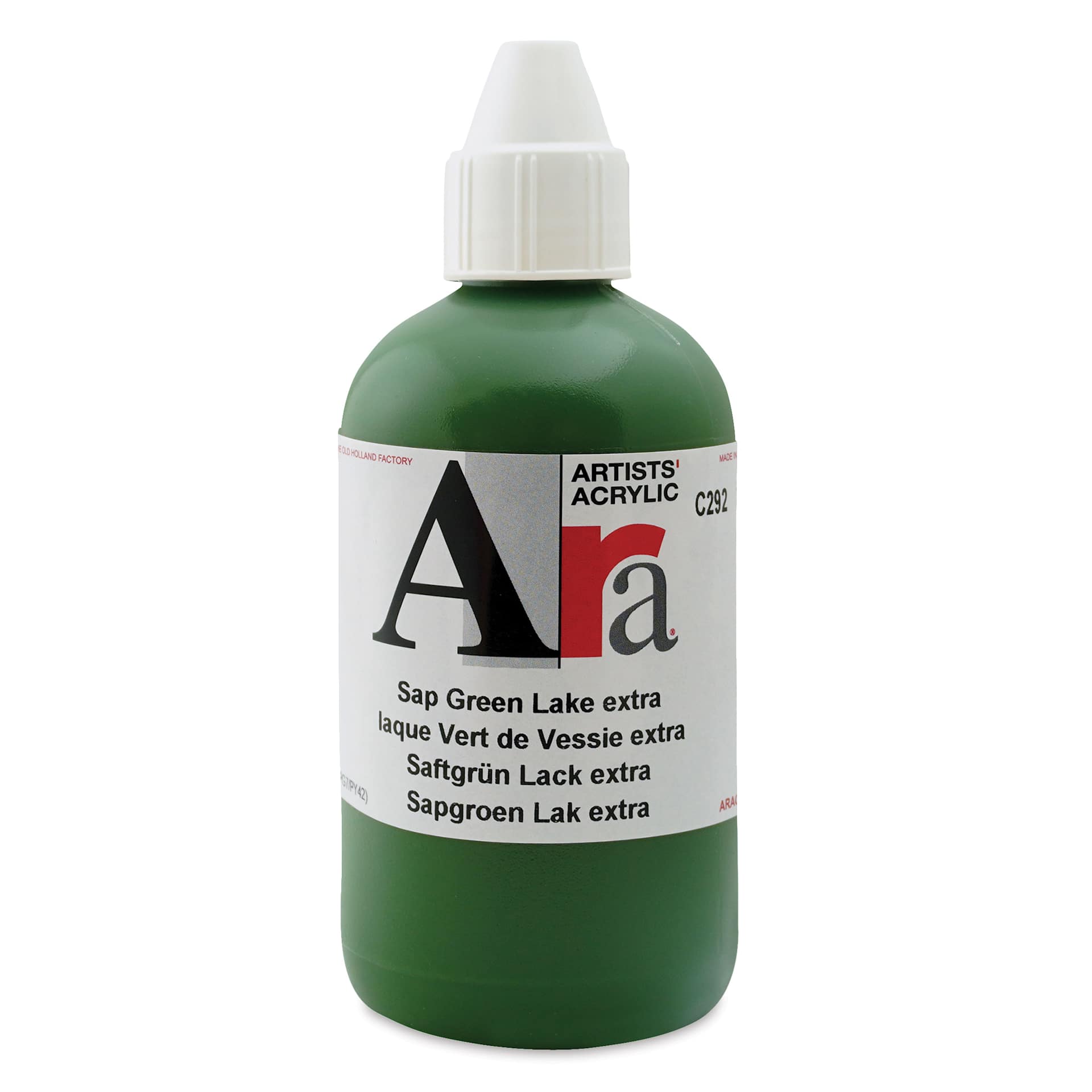 Ara Artists’ Acrylic Paint - Sap Green Lake Extra, 250 ml bottle