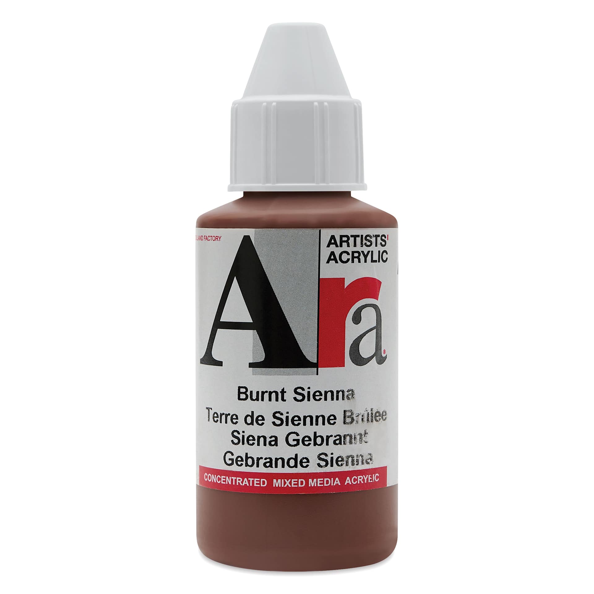 Ara Artists’ Acrylic Paint - Burnt Sienna, 100 ml