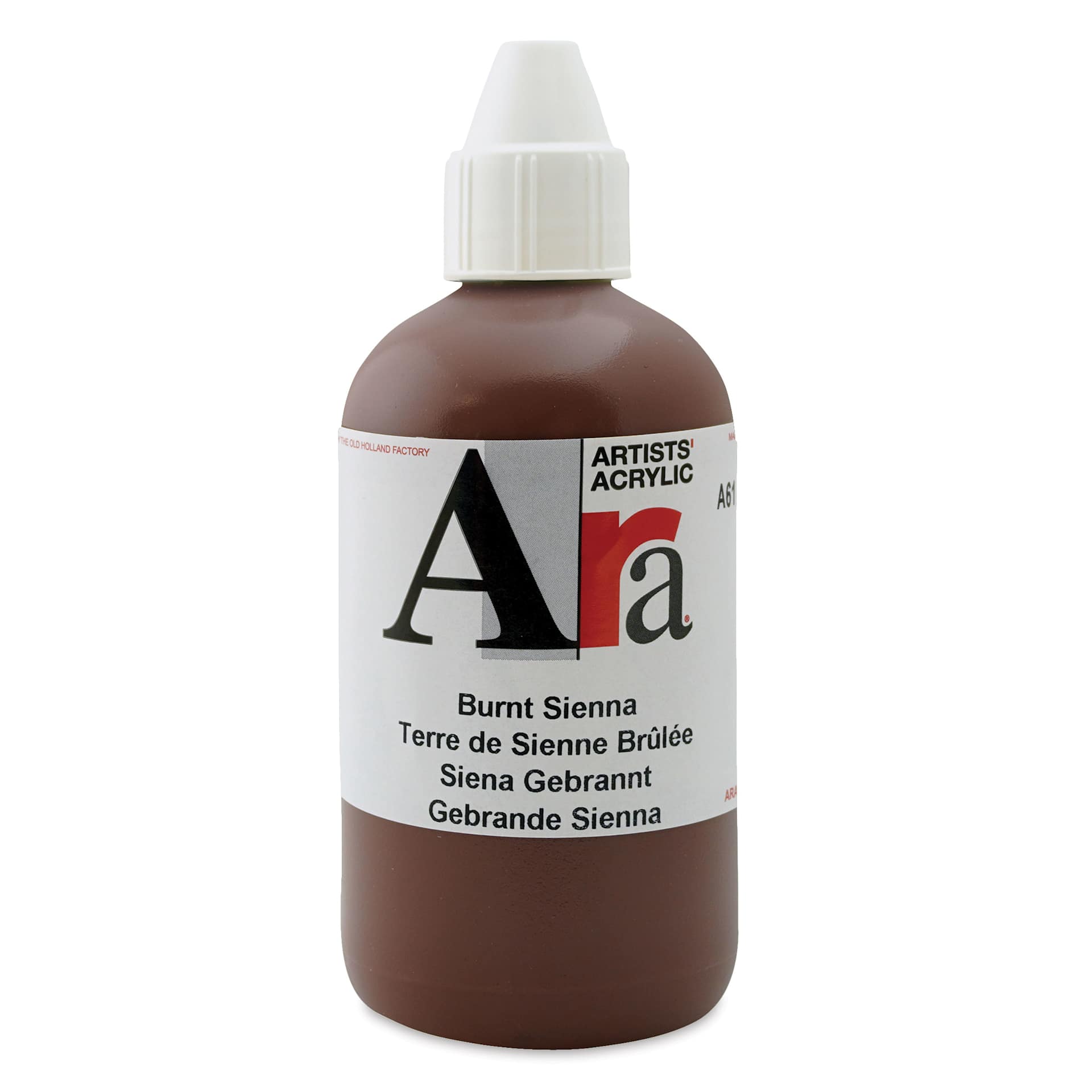 Ara Artists’ Acrylic Paint - Burnt Sienna, 250 ml
