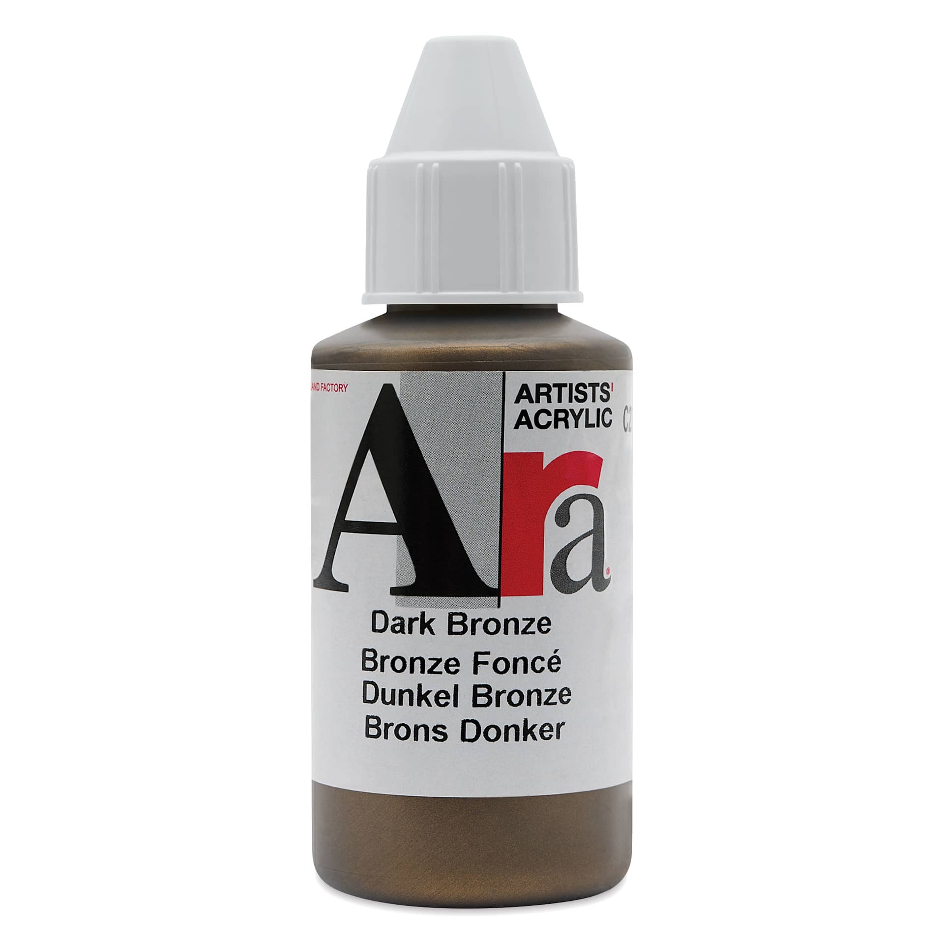 Ara Artists’ Acrylic Paint - Dark Bronze, 100 ml