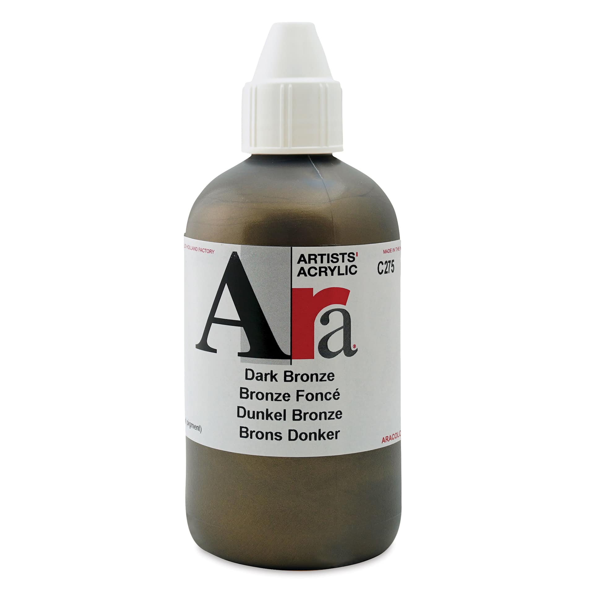 Ara Artists’ Acrylic Paint - Dark Bronze, 250 ml