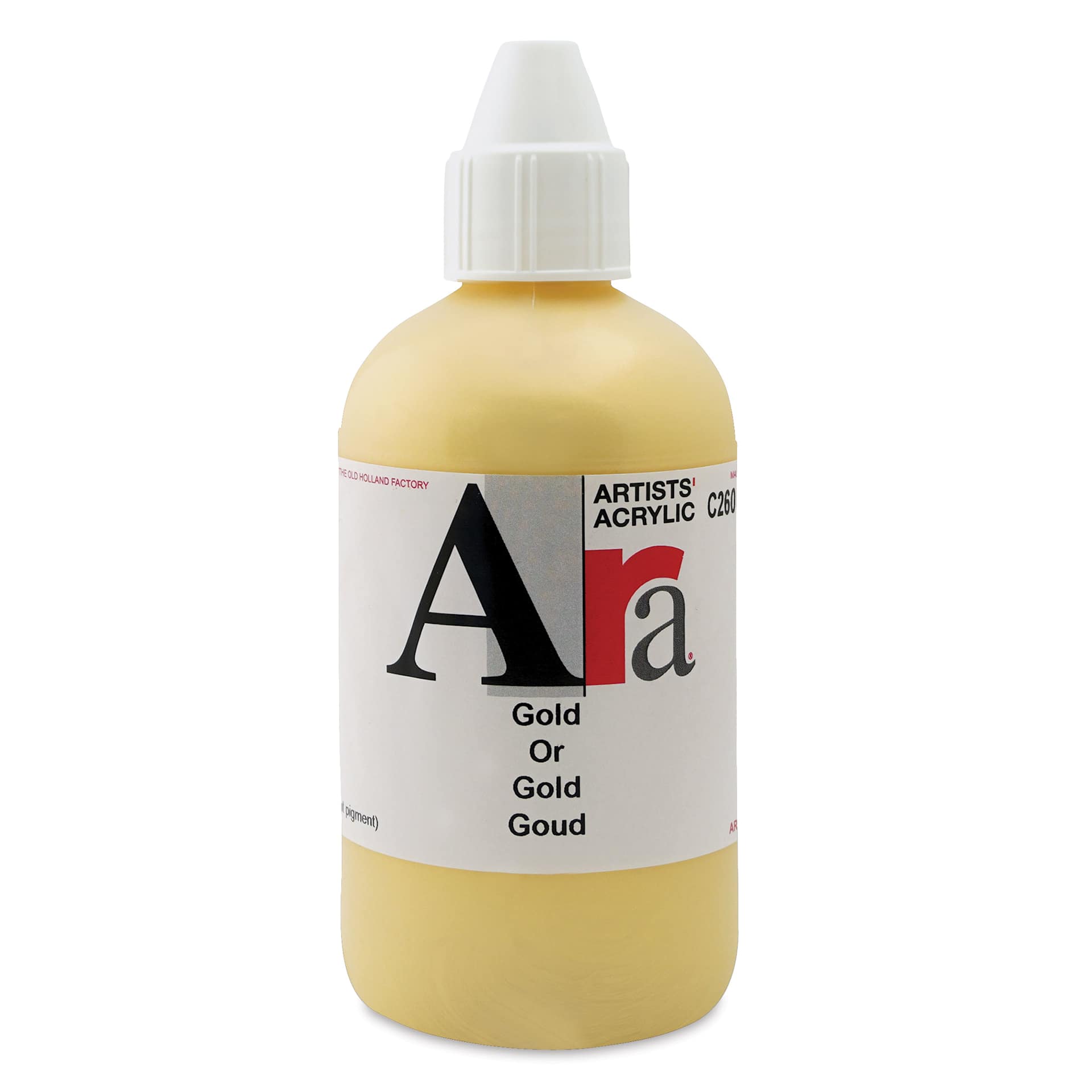 Ara Artists’ Acrylic Paint - Gold, 250 ml