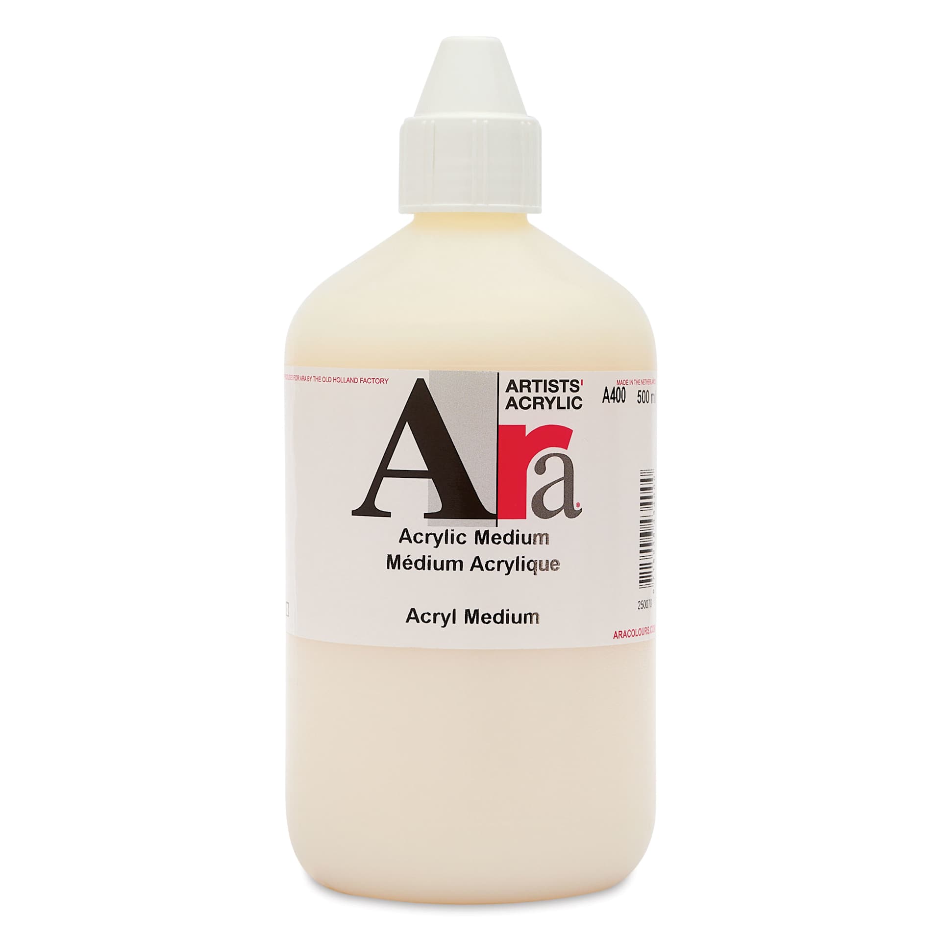 Ara Acrylic Medium - Gloss, 500 ml Bottle