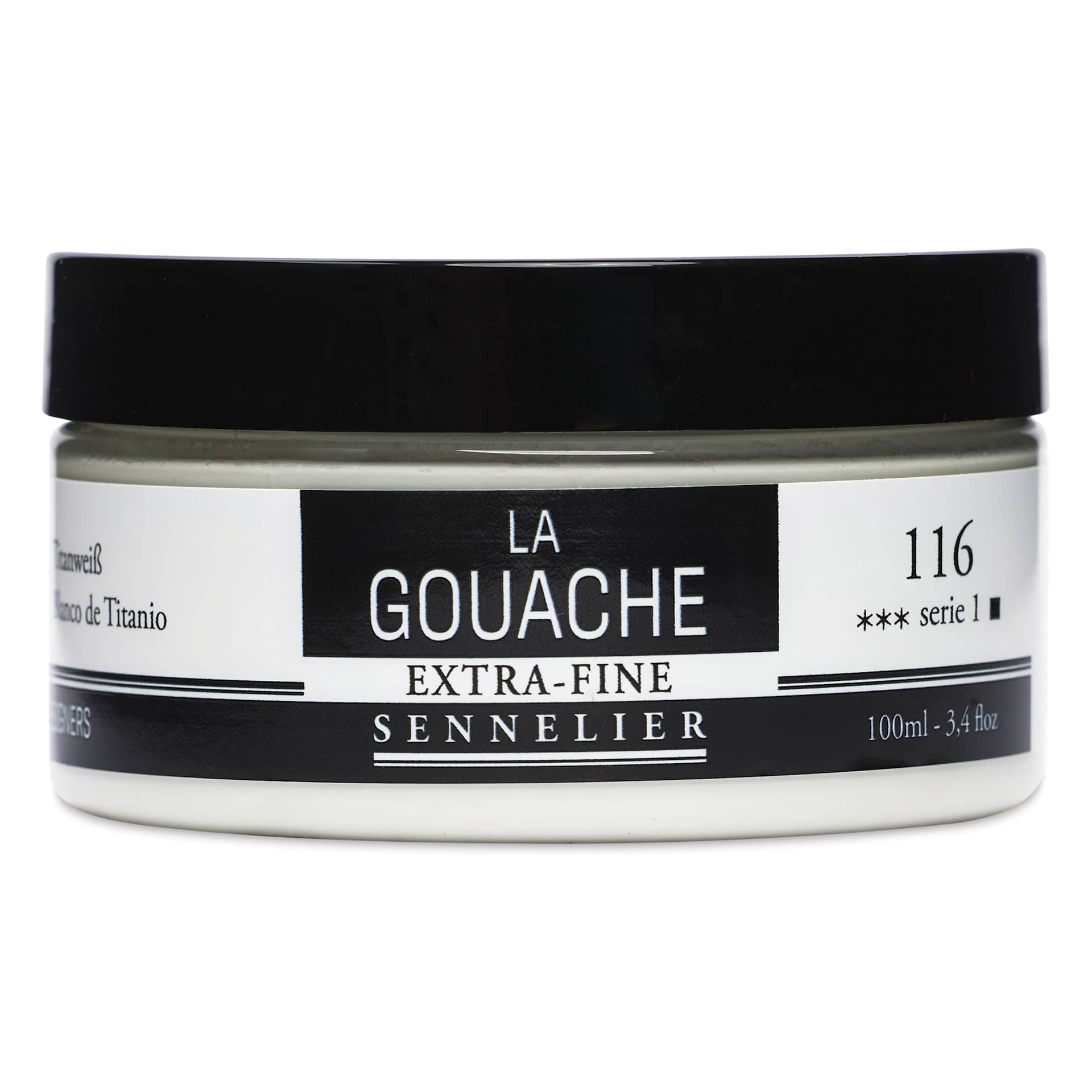 Sennelier Extra Fine Gouache - Titanium White, 100 ml Jar