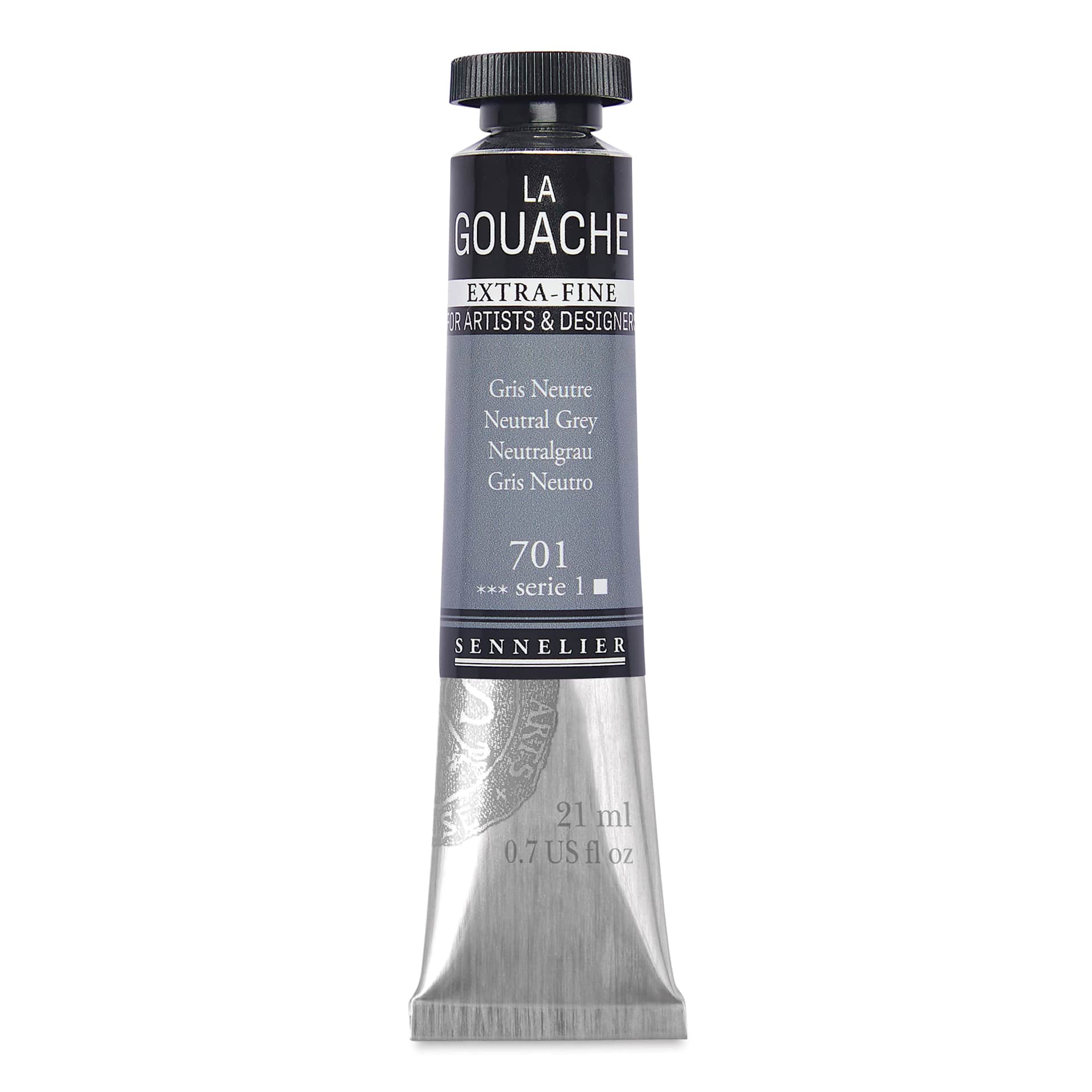Sennelier Extra Fine Gouache - Neutral Grey, 21 ml Tube