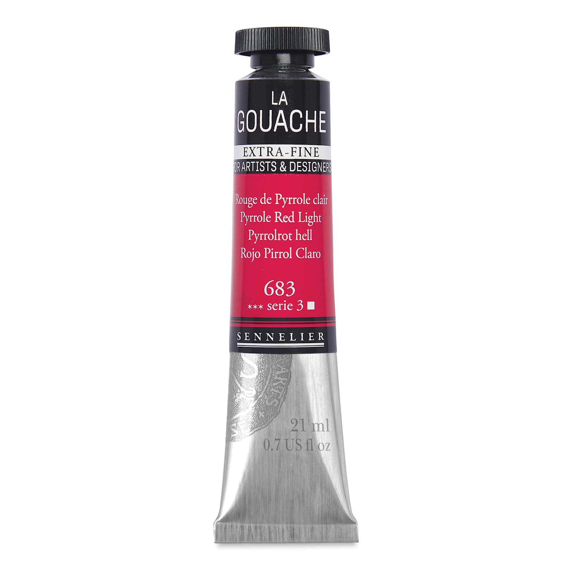 Sennelier Extra Fine Gouache - Pyrrole Red Light, 21 ml Tube