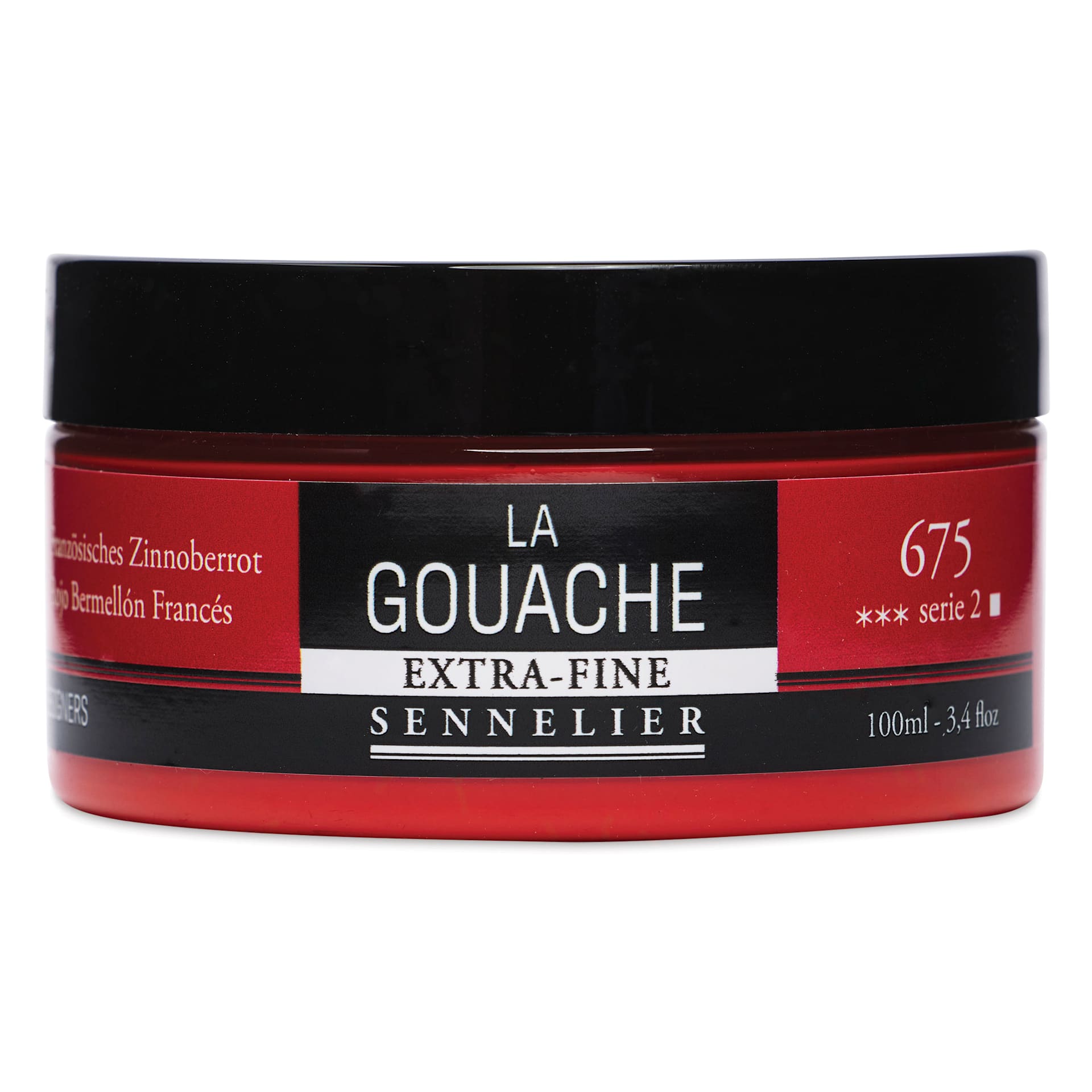 Sennelier Extra Fine Gouache - French Vermilion, 100 ml Jar