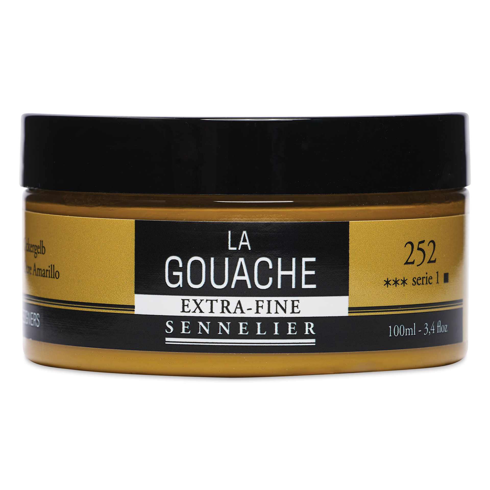 Sennelier Extra Fine Gouache - Yellow Ochre, 100 ml Jar