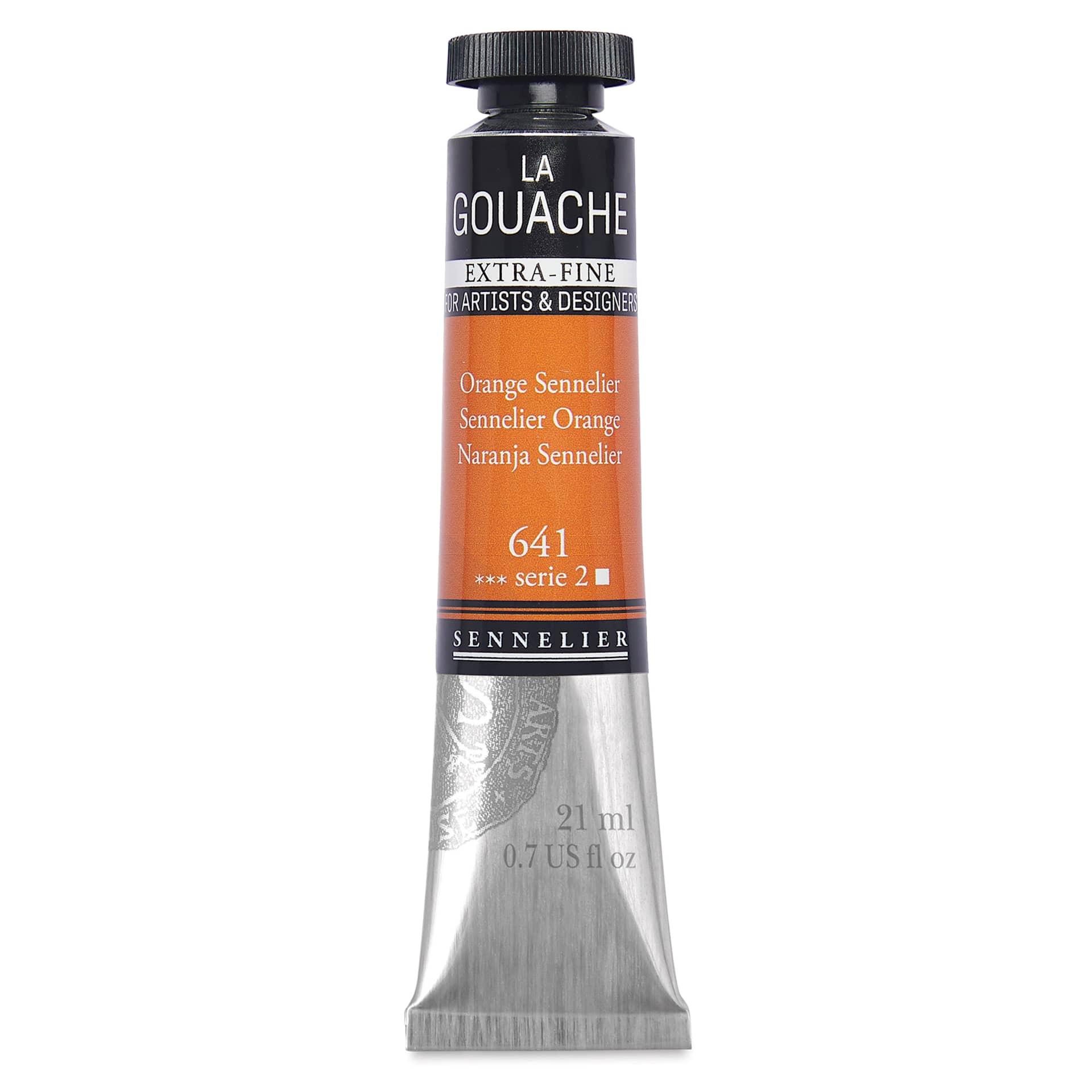 Sennelier Extra Fine Gouache - Sennelier Orange, 21 ml Tube