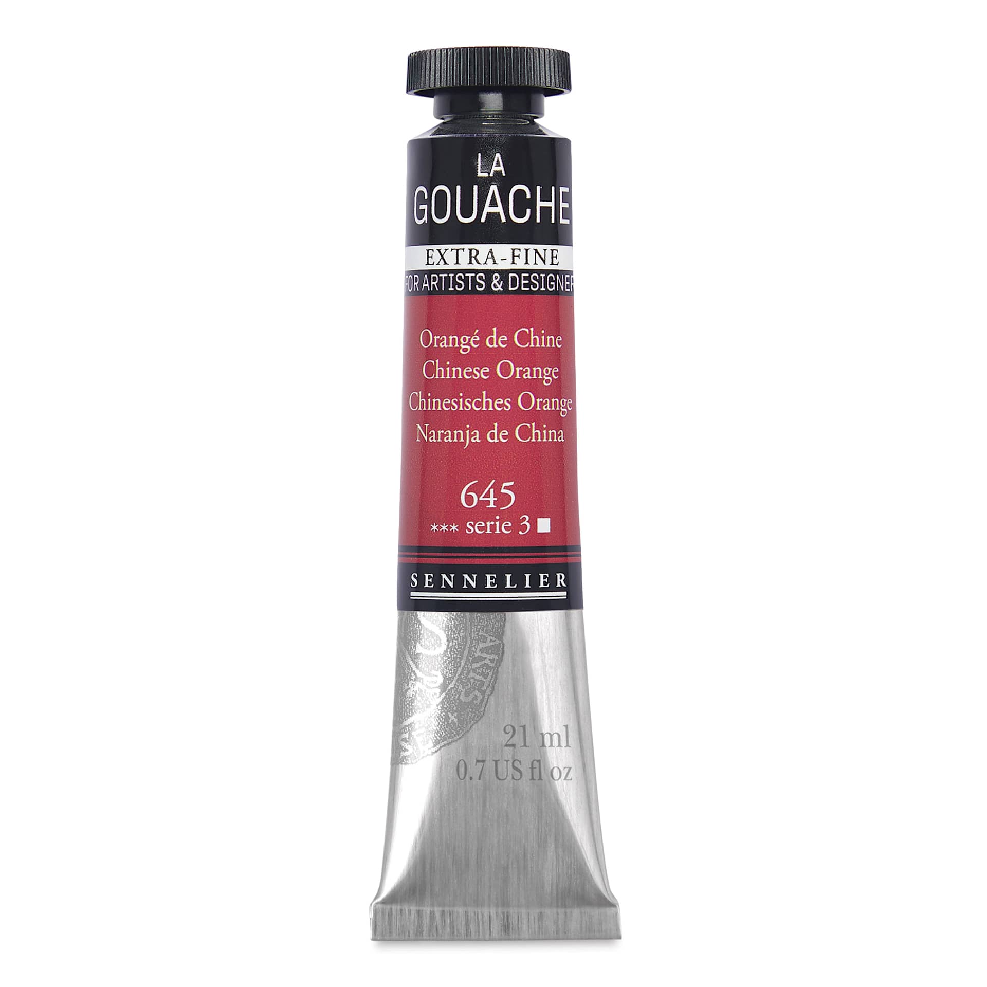 Sennelier Extra Fine Gouache - Chinese Orange, 21 ml Tube