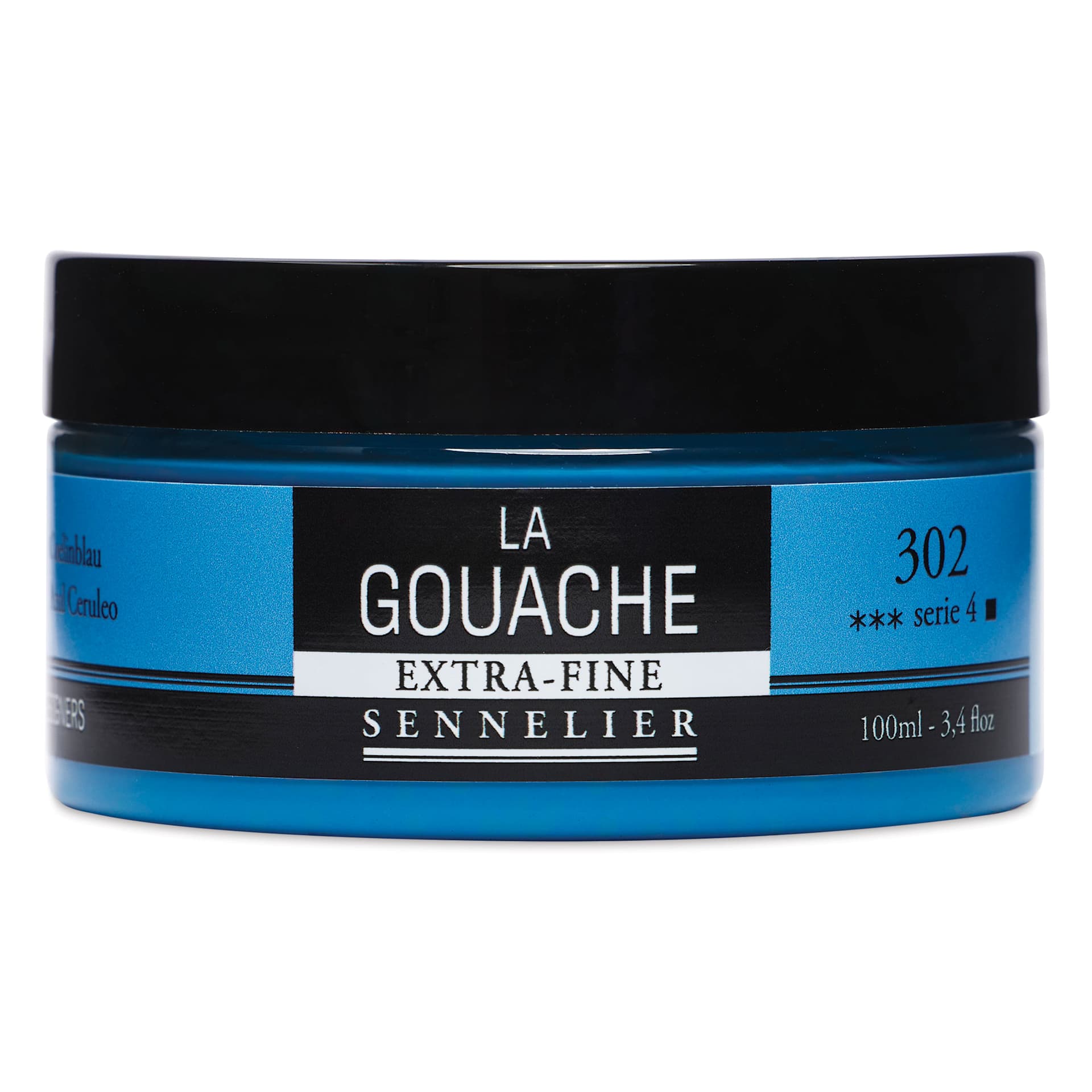 Sennelier Extra Fine Gouache - Cerulean Blue, 100 ml Jar
