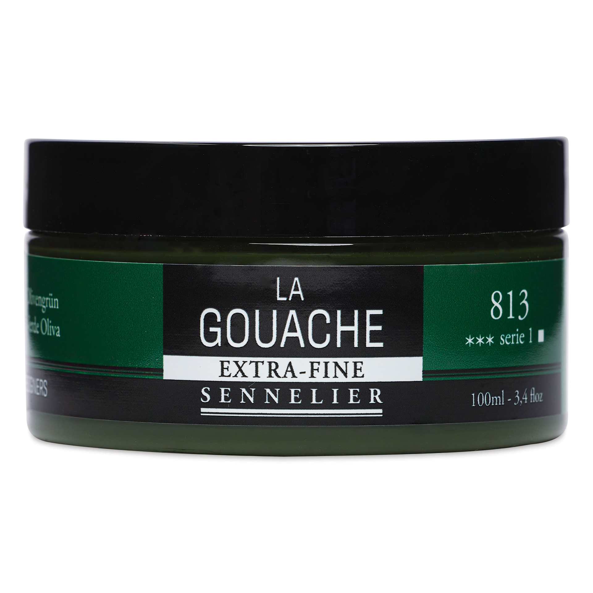 Sennelier Extra Fine Gouache - Olive Green, 100 ml Jar
