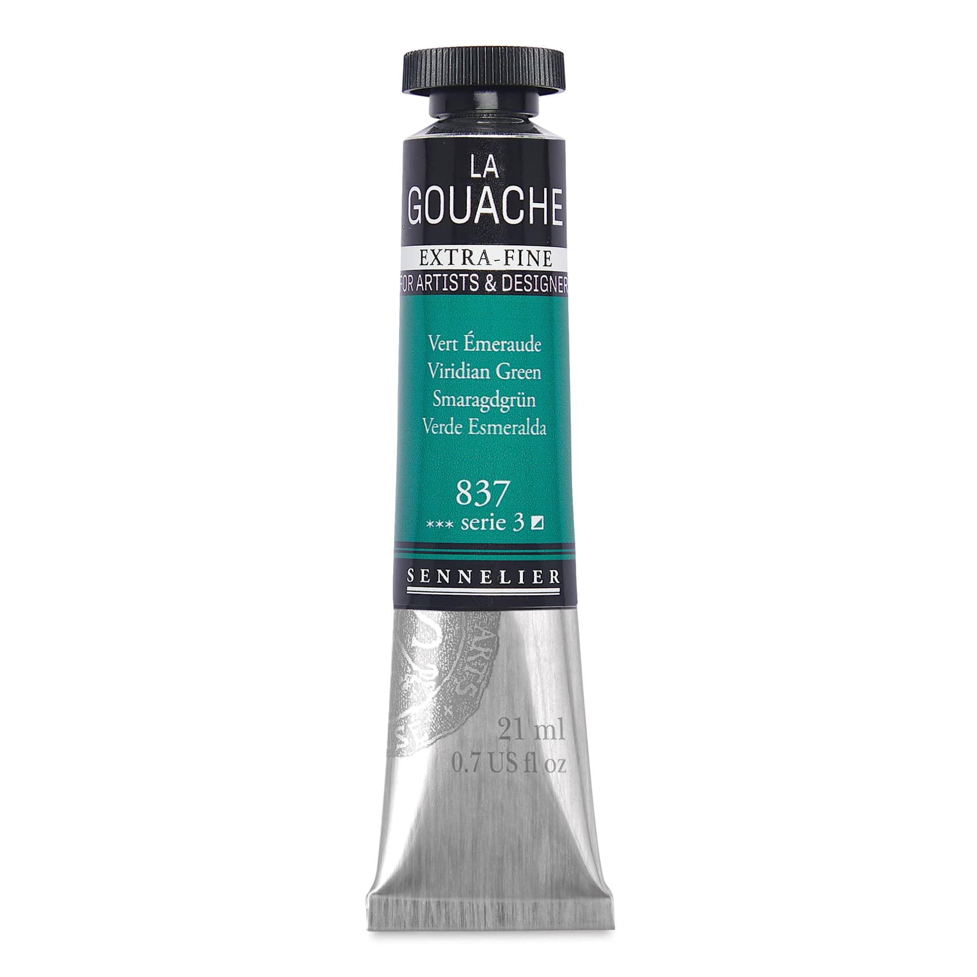 Sennelier Extra Fine Gouache - Viridian Green, 21 ml Tube
