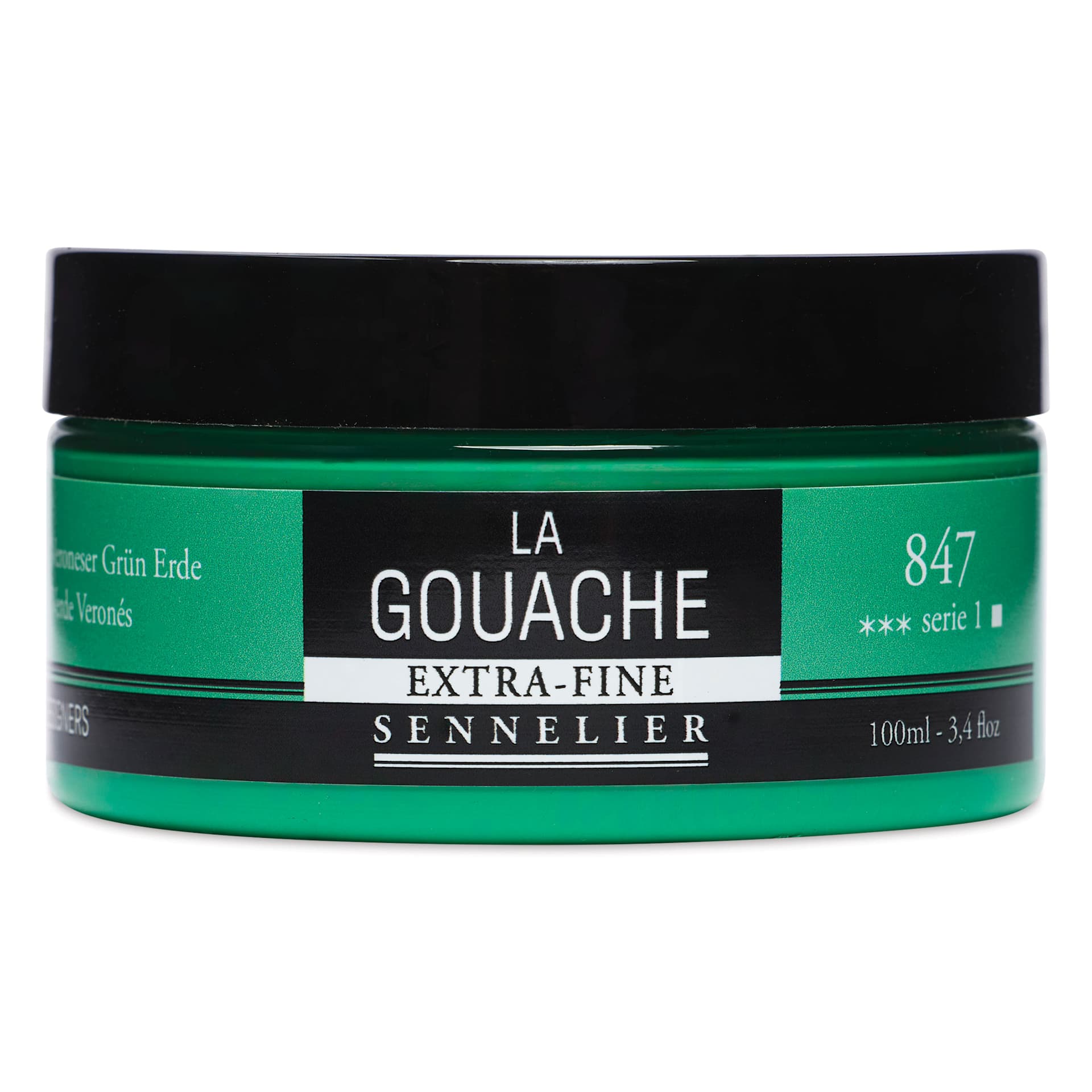 Sennelier Extra Fine Gouache - Emerald Green, 100 ml Jar