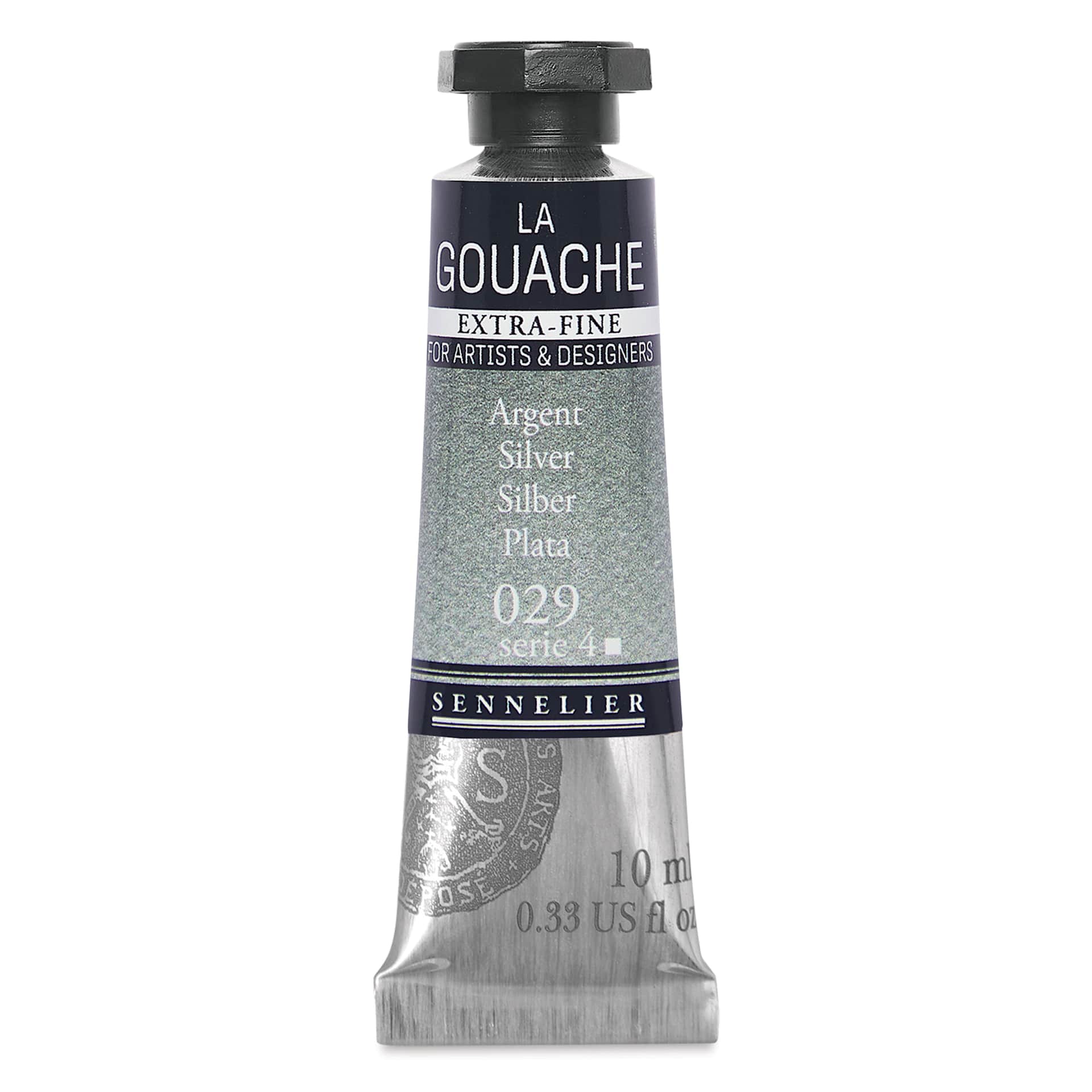 Sennelier Extra Fine Gouache - Silver, 10 ml Tube