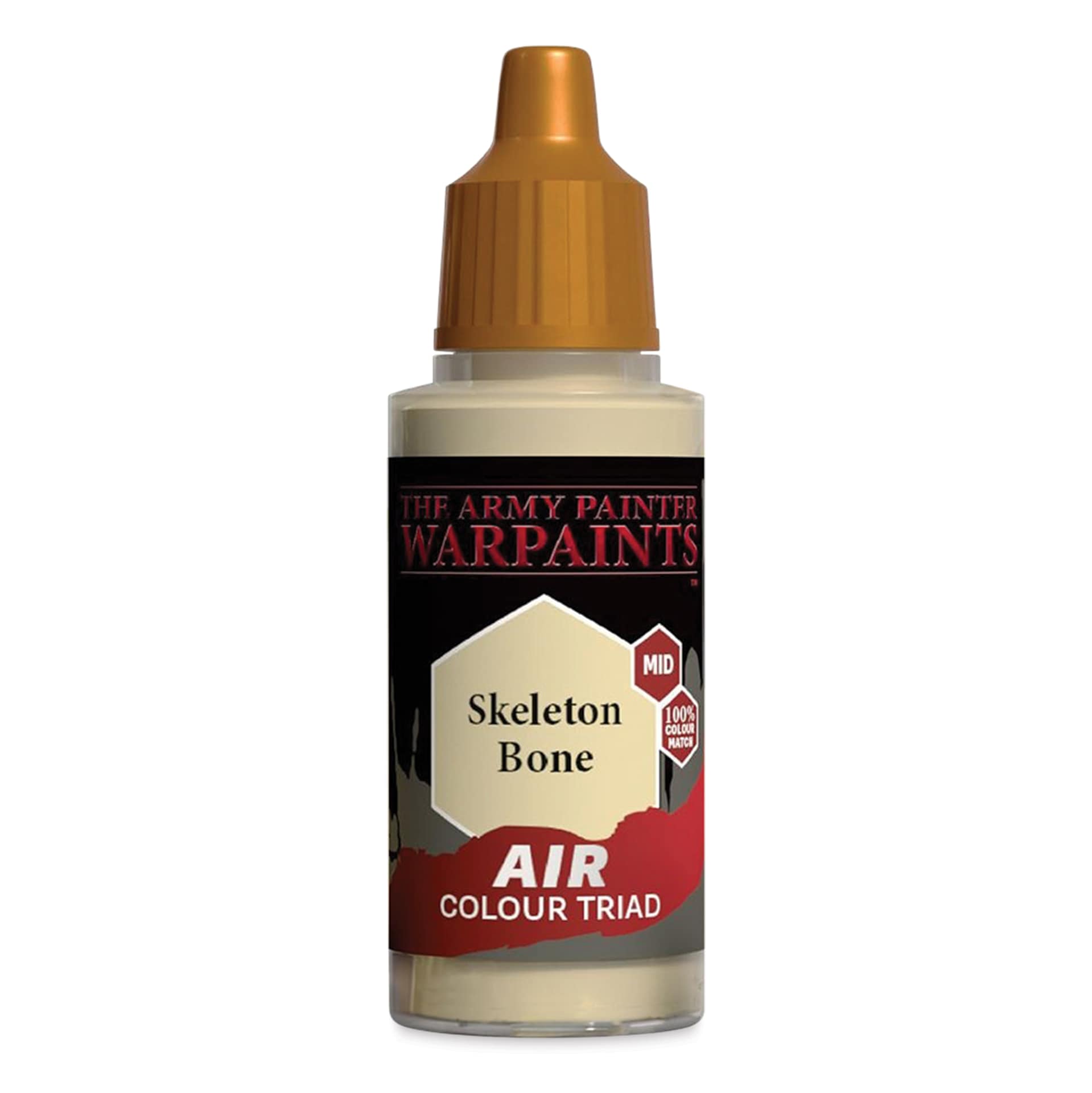 The Army Painter Warpaints Air Acrylic Airbrush Paint - Skeleton Bone, 18 ml bottle