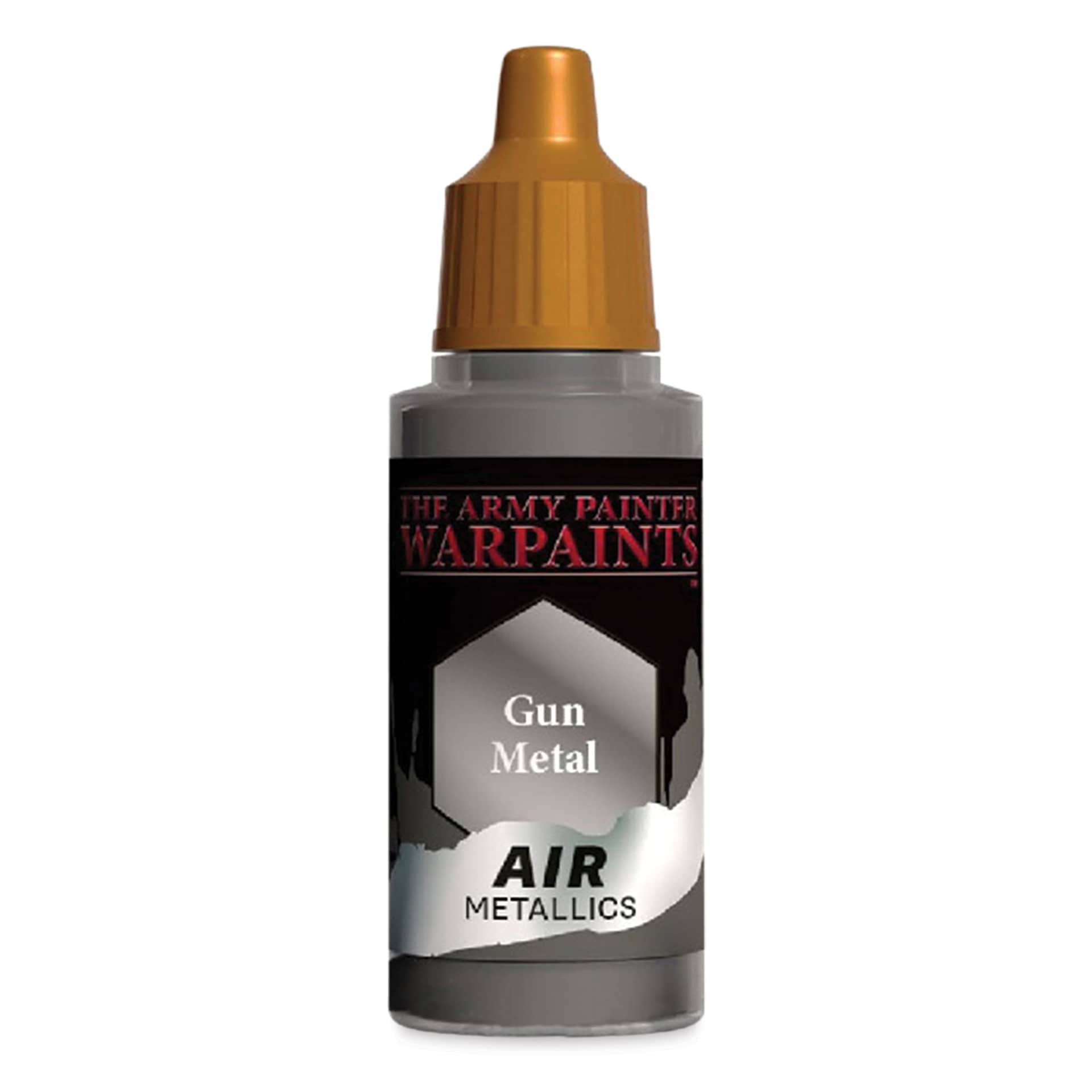 The Army Painter Warpaints Air Acrylic Airbrush Paint - Gun Metal, 18 ml bottle