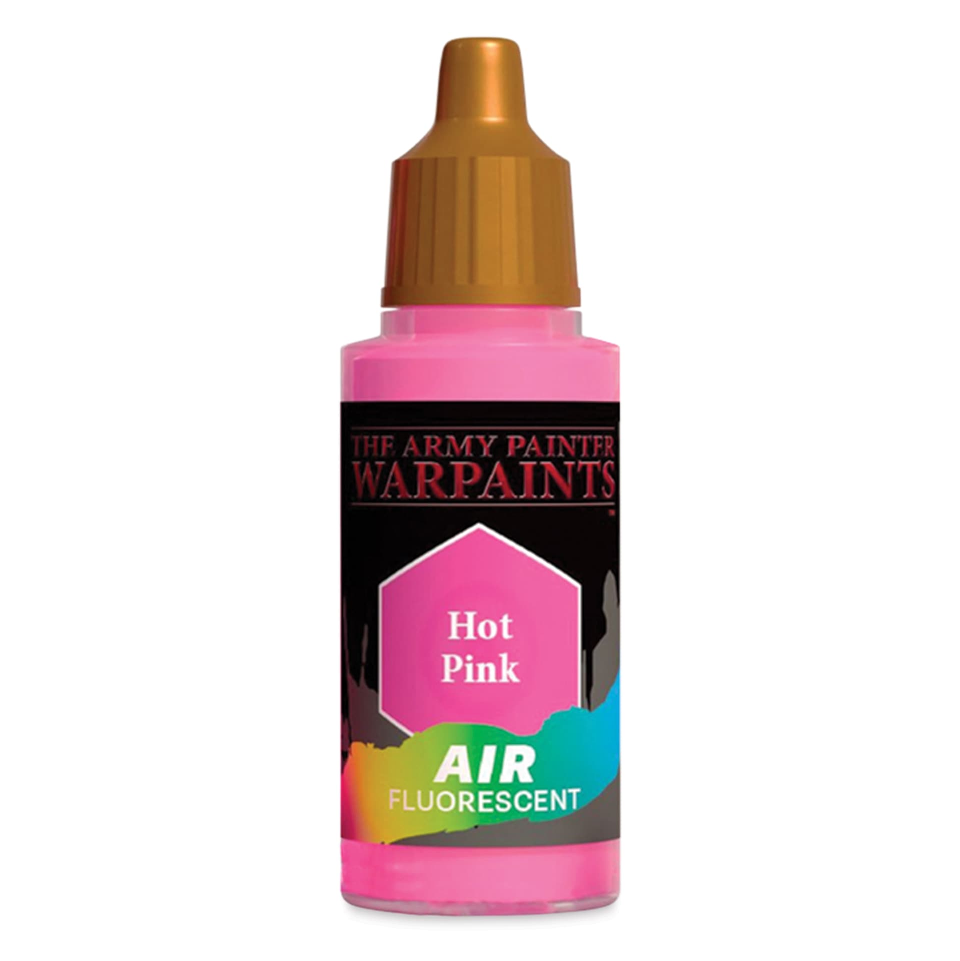 The Army Painter Warpaints Air Acrylic Airbrush Paint - Fluorescent Hot Pink, 18 ml bottle