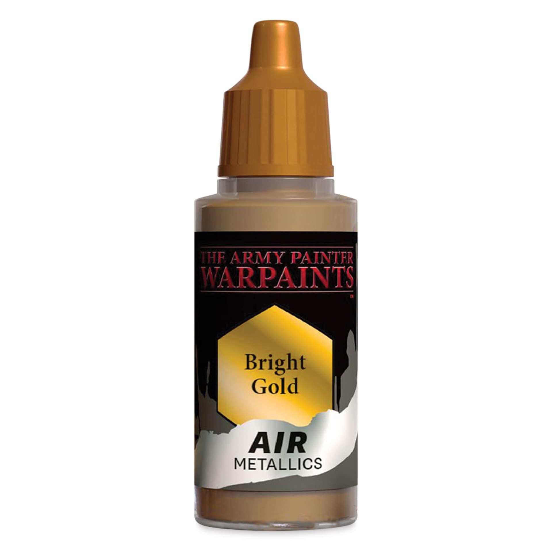 The Army Painter Warpaints Air Acrylic Airbrush Paint - Bright Gold, 18 ml