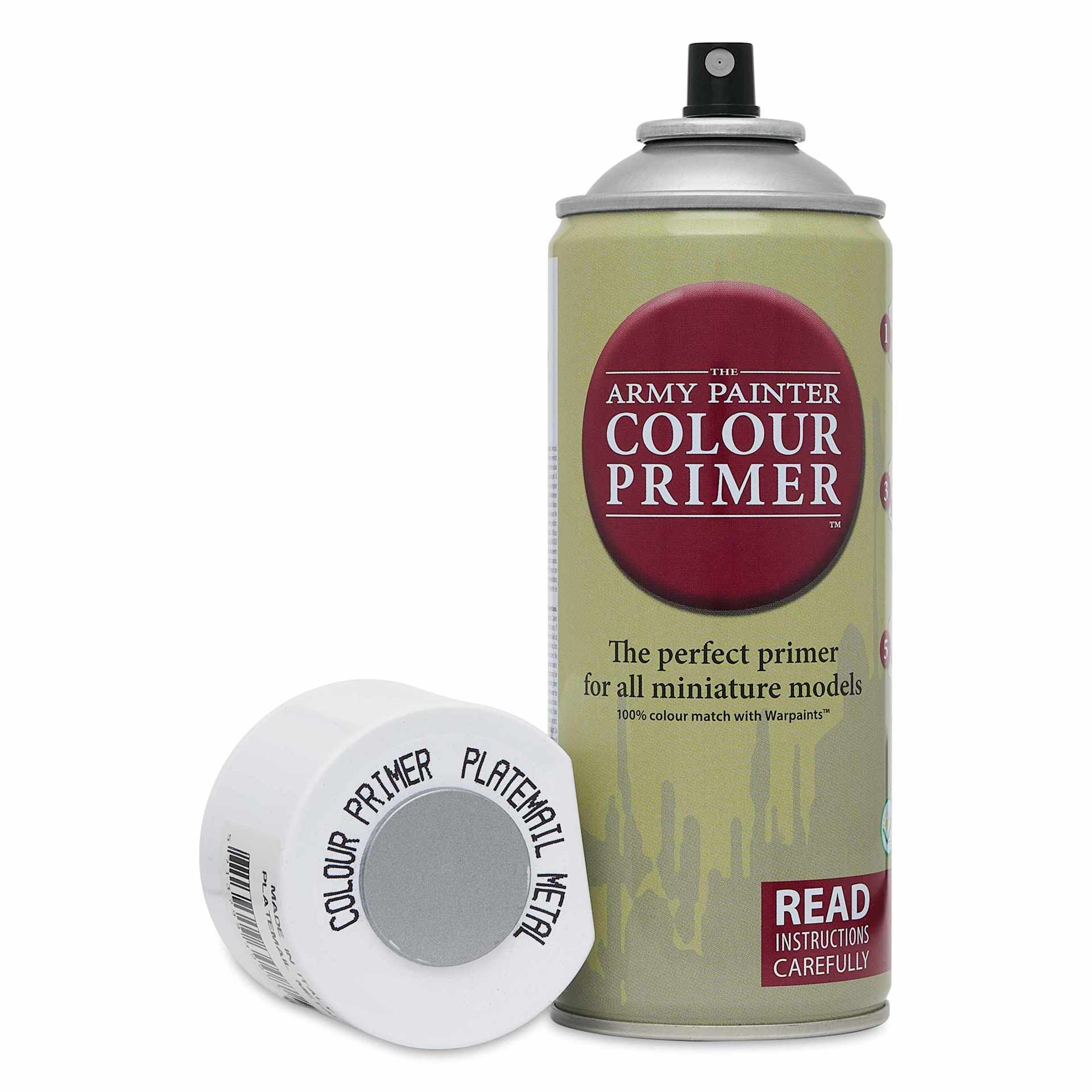 The Army Painter Color Primer - Platemail Metal, 400 ml