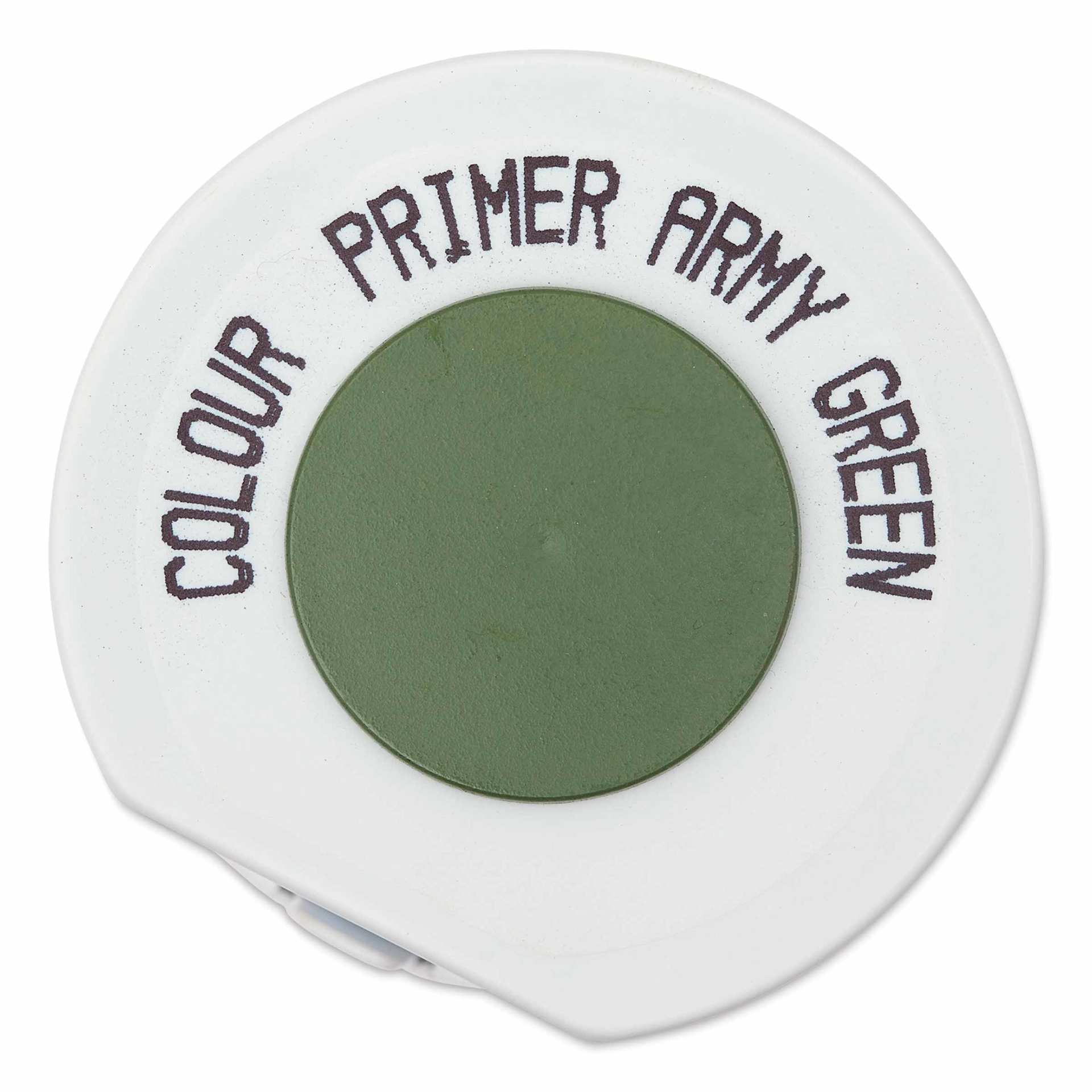 The Army Painter Color Primer - Army Green, top of cap