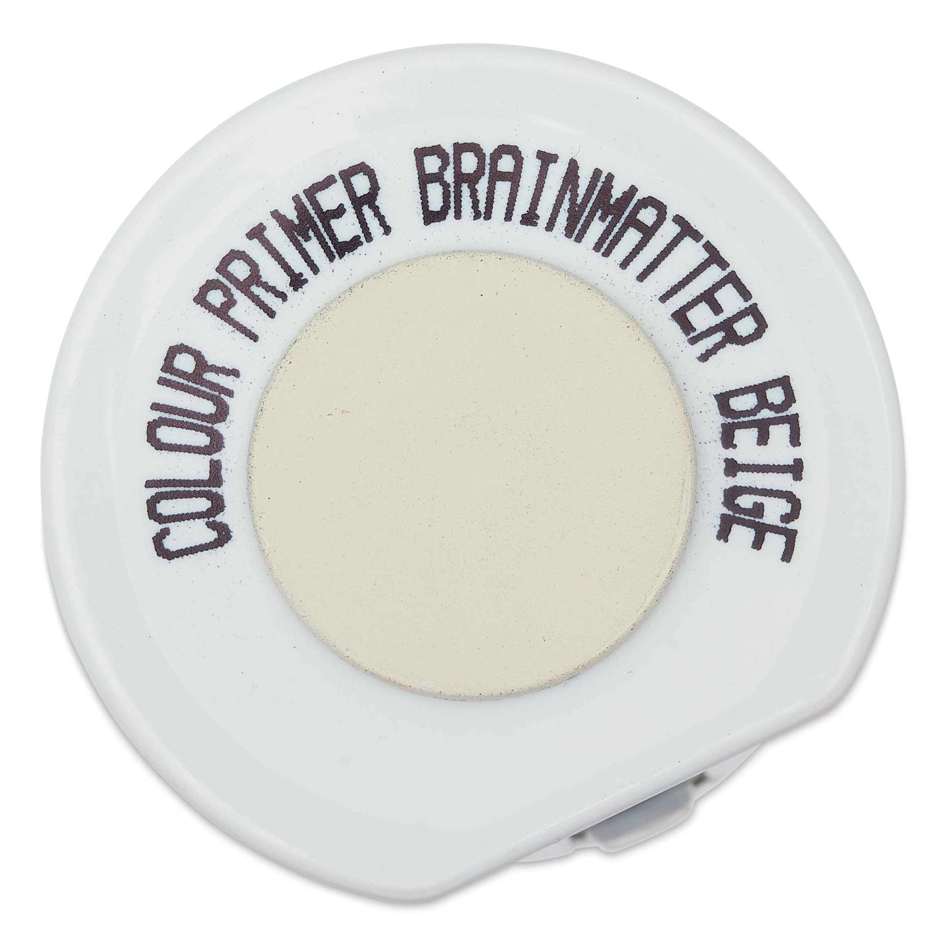 The Army Painter Color Primer - Brainmatter Beige, top of cap