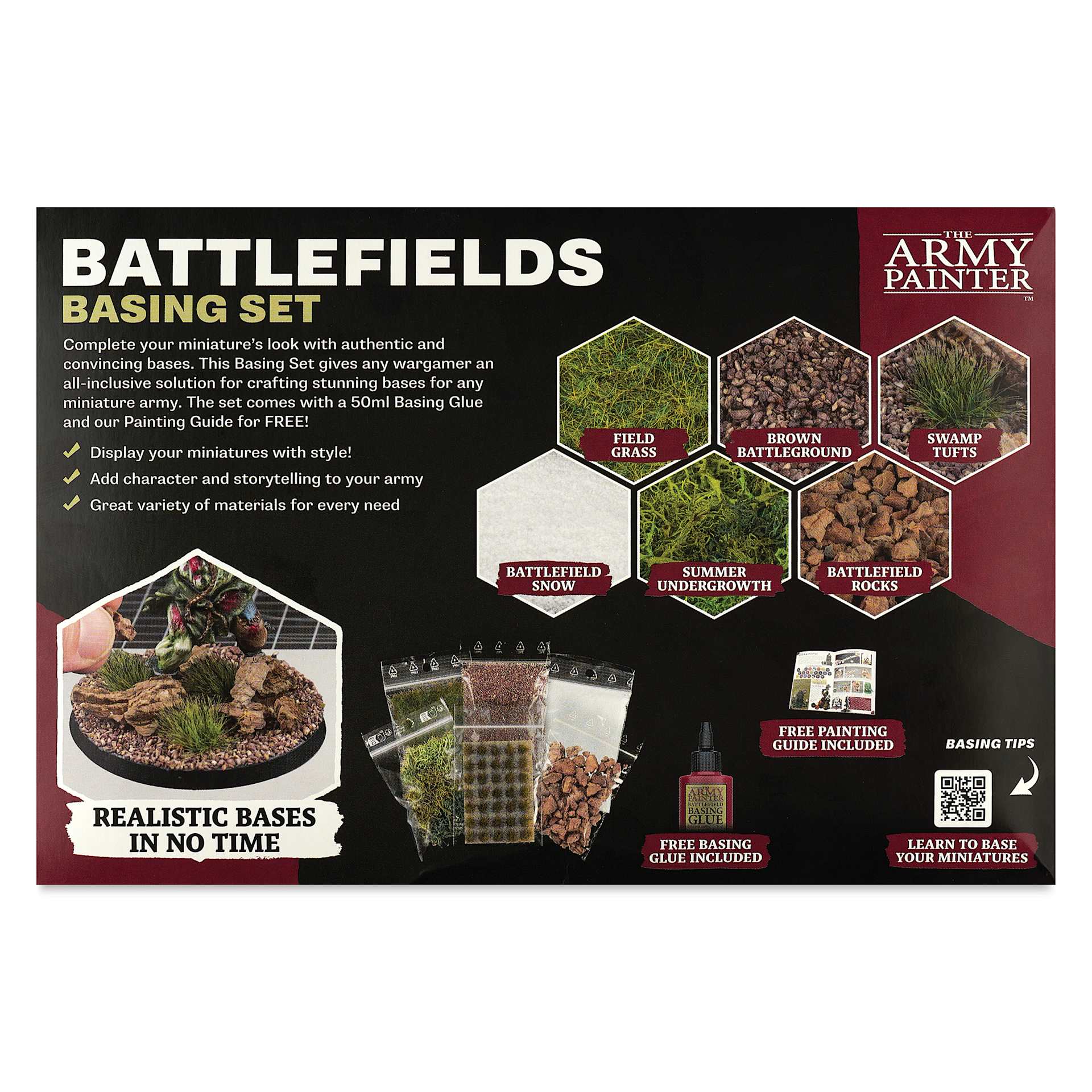 The Army Painter Basing Set - back of package
