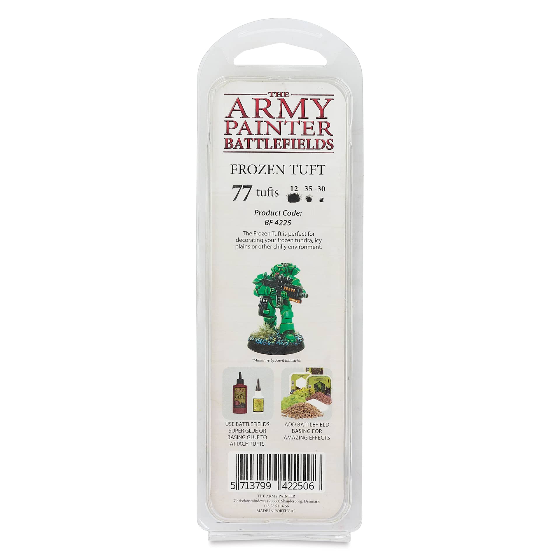 The Army Painter Battlefields Scenery Grass Tufts - Frozen Tuft - back of package