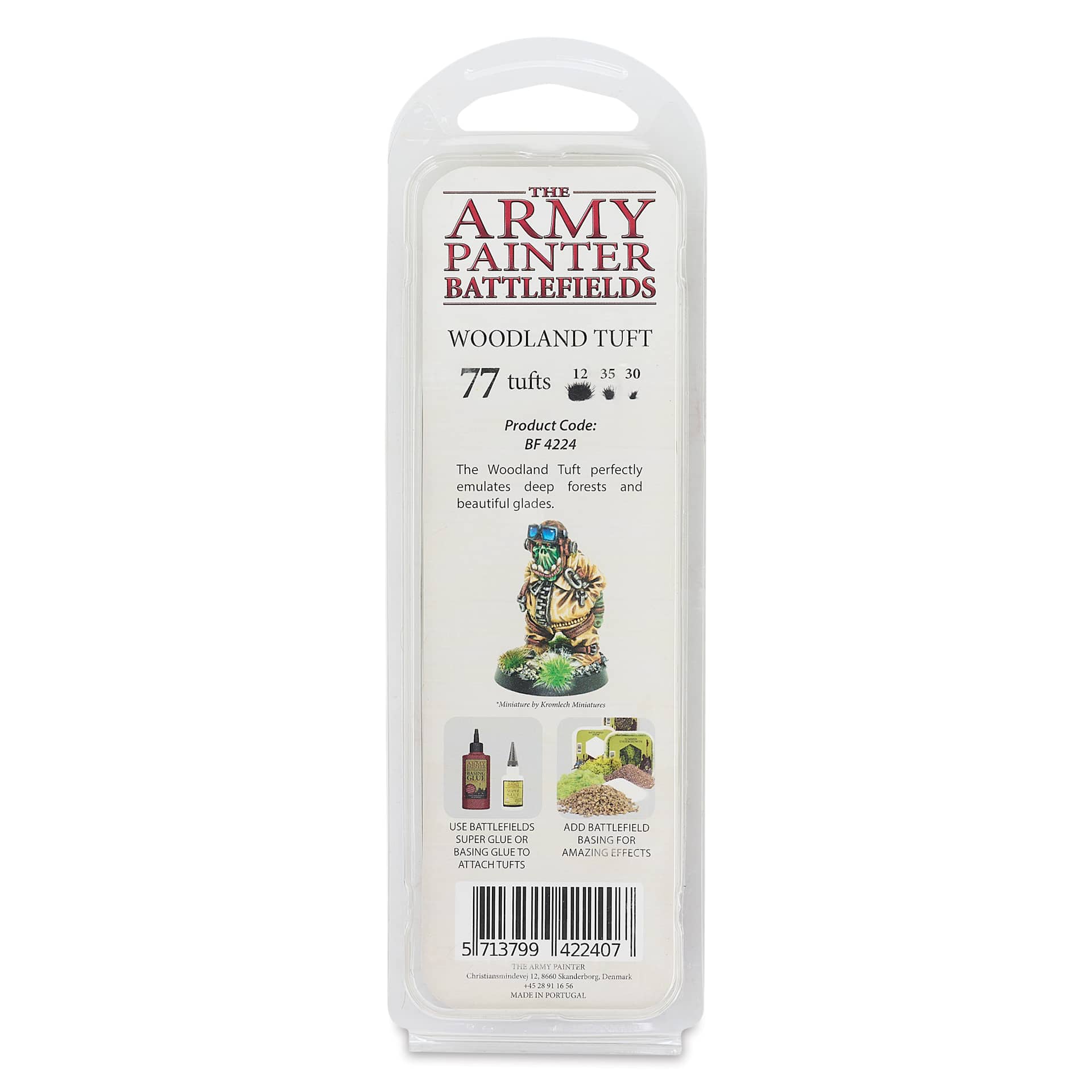 The Army Painter Battlefields Scenery Grass Tufts - Woodland Tuft - back of package