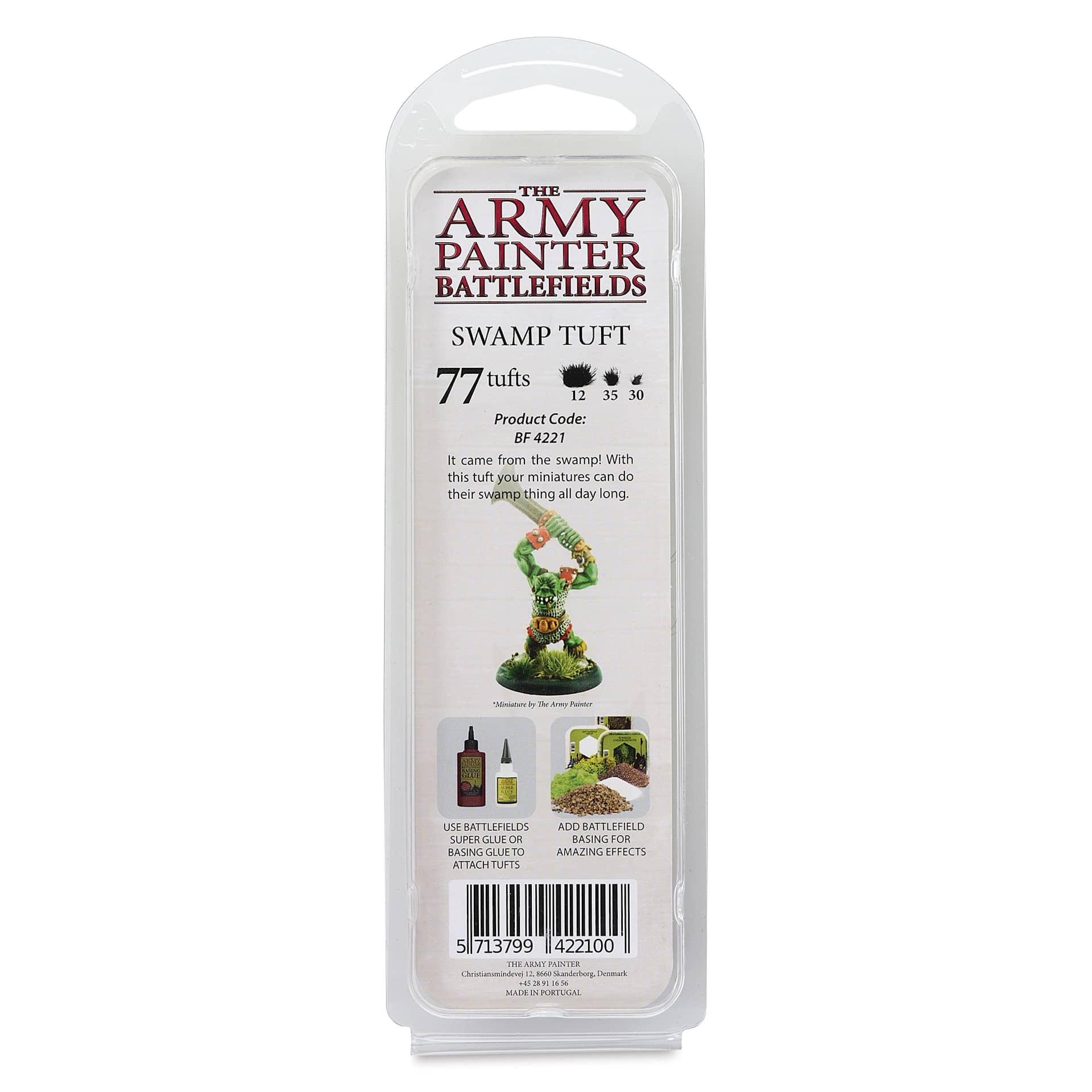 The Army Painter Battlefields Scenery Grass Tufts - Swamp Tuft - back of package