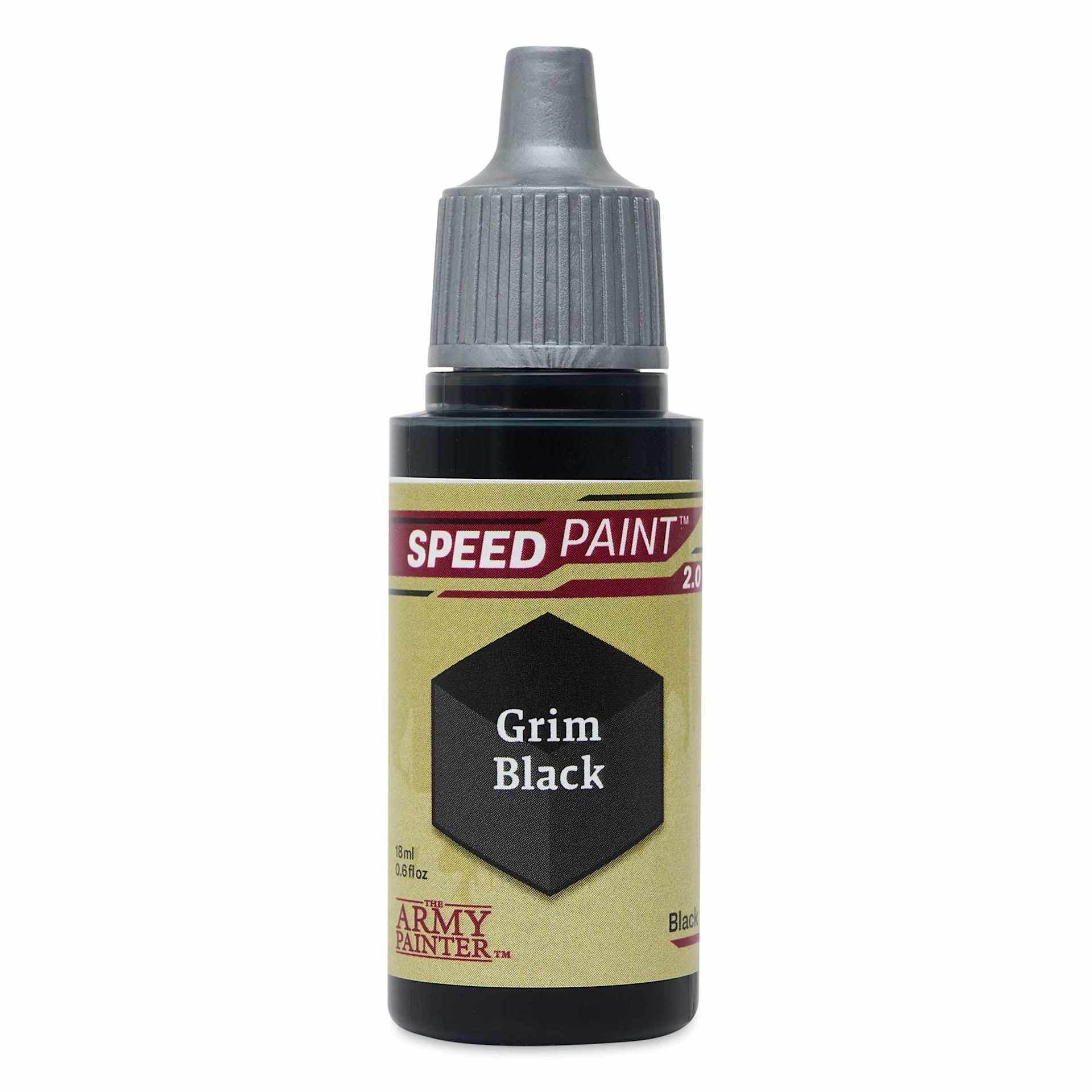 The Army Painter Acrylic Speedpaint - Grim Black, 18 ml