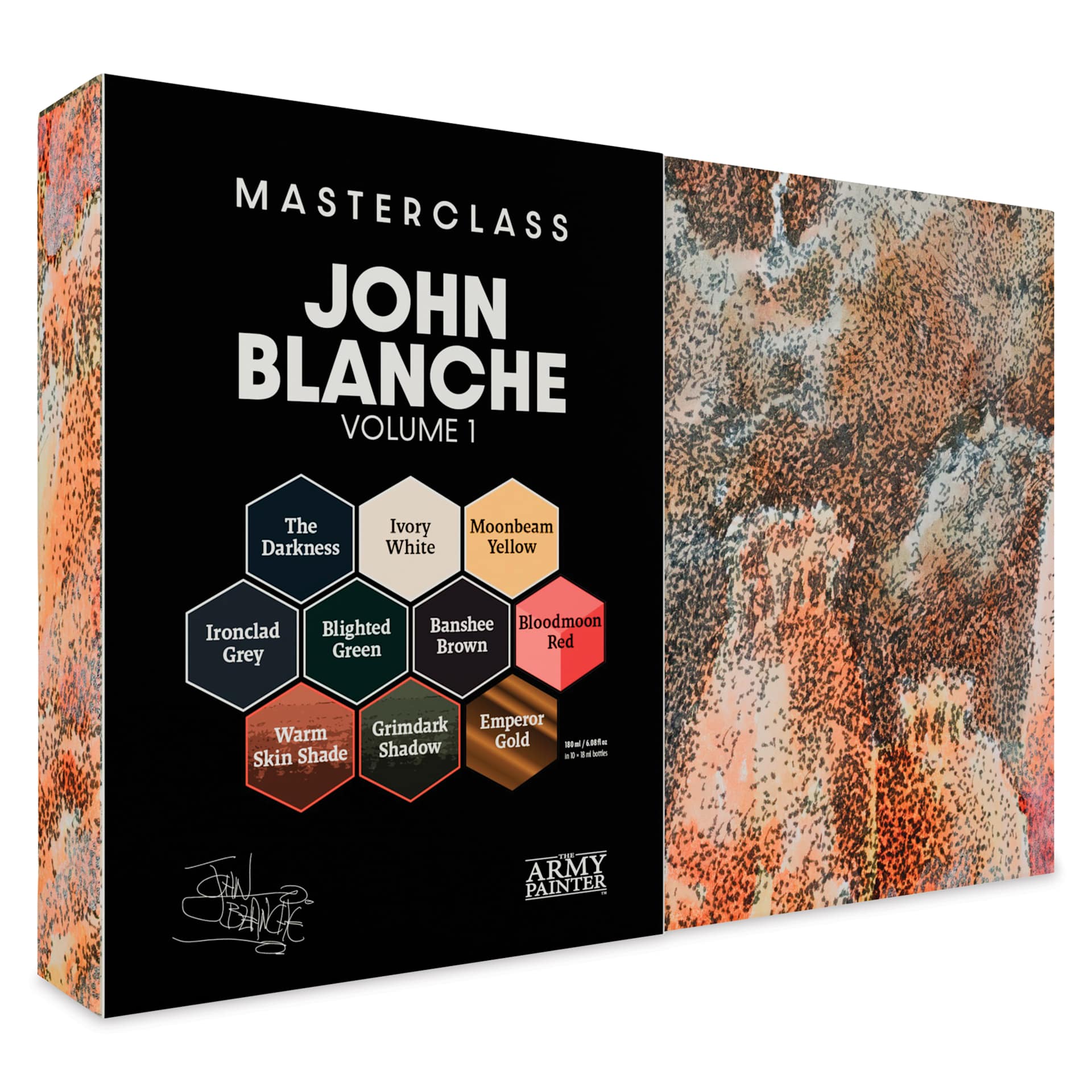 The Army Painter Warpaint Fanatics Acrylic Paints - Set of 10, John Blanche Masterclass Vol. 1, 18 ml Bottles
