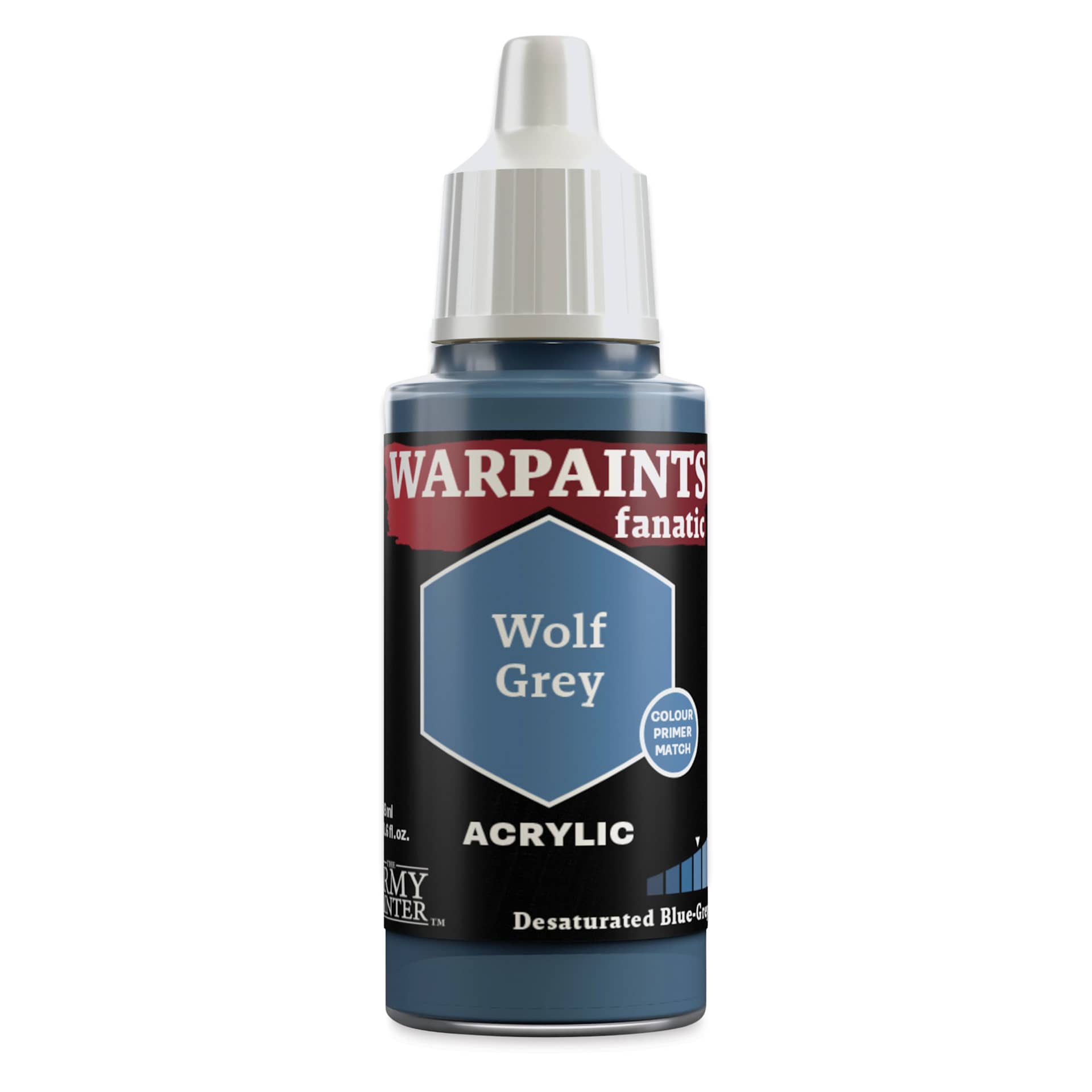 The Army Painter Warpaint Fanatics Acrylic Paint - Wolf Grey, 18 ml Bottle