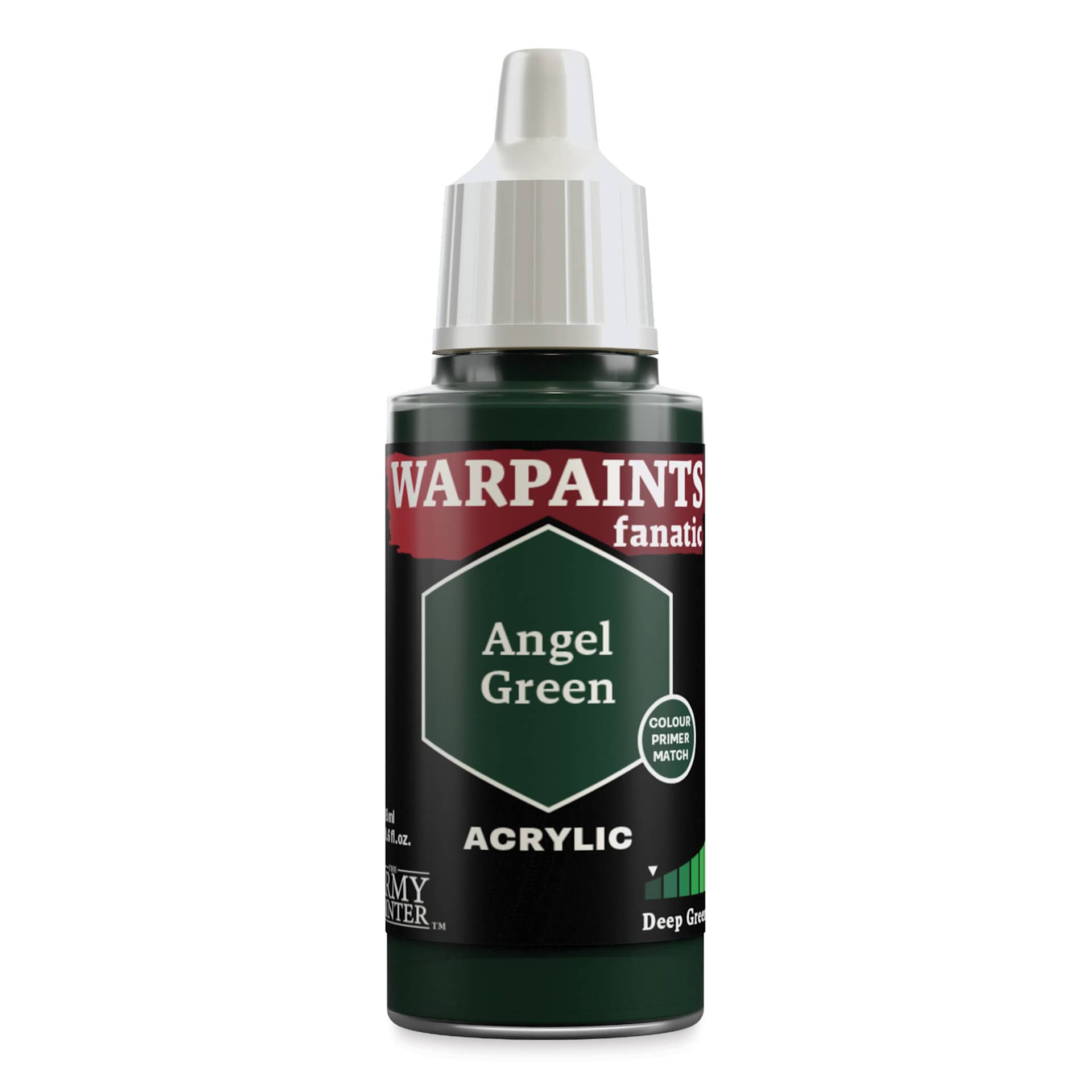 The Army Painter Warpaint Fanatics Acrylic Paint - Angel Green, 18 ml Bottle