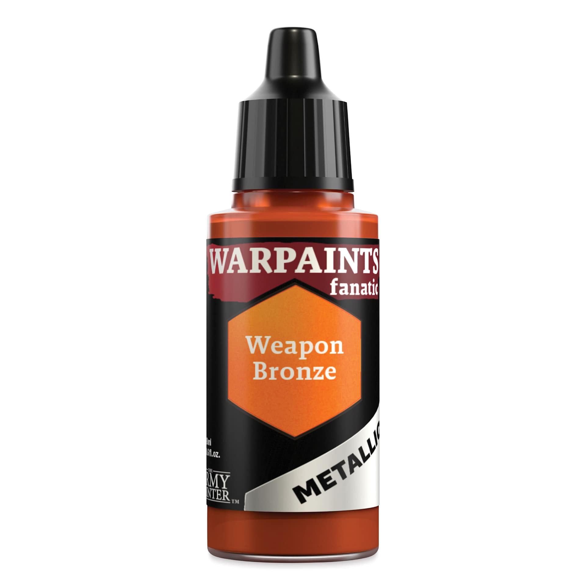 The Army Painter Warpaint Fanatics Acrylic Paint - Metallic Weapon Bronze, 18 ml Bottle