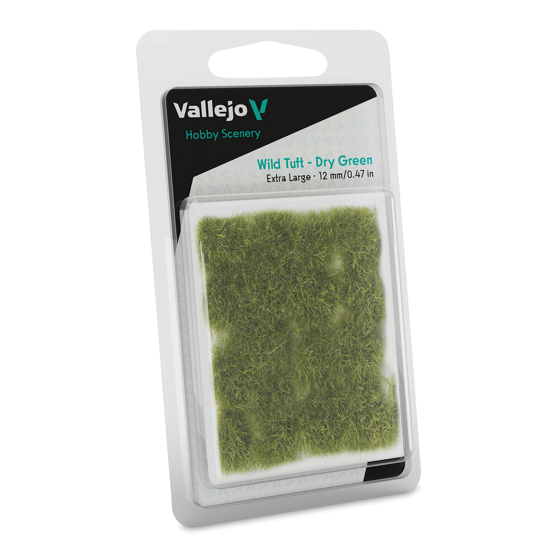 Vallejo Scenery Wild Tufts - Dry Green Tufts, 12 mm in package