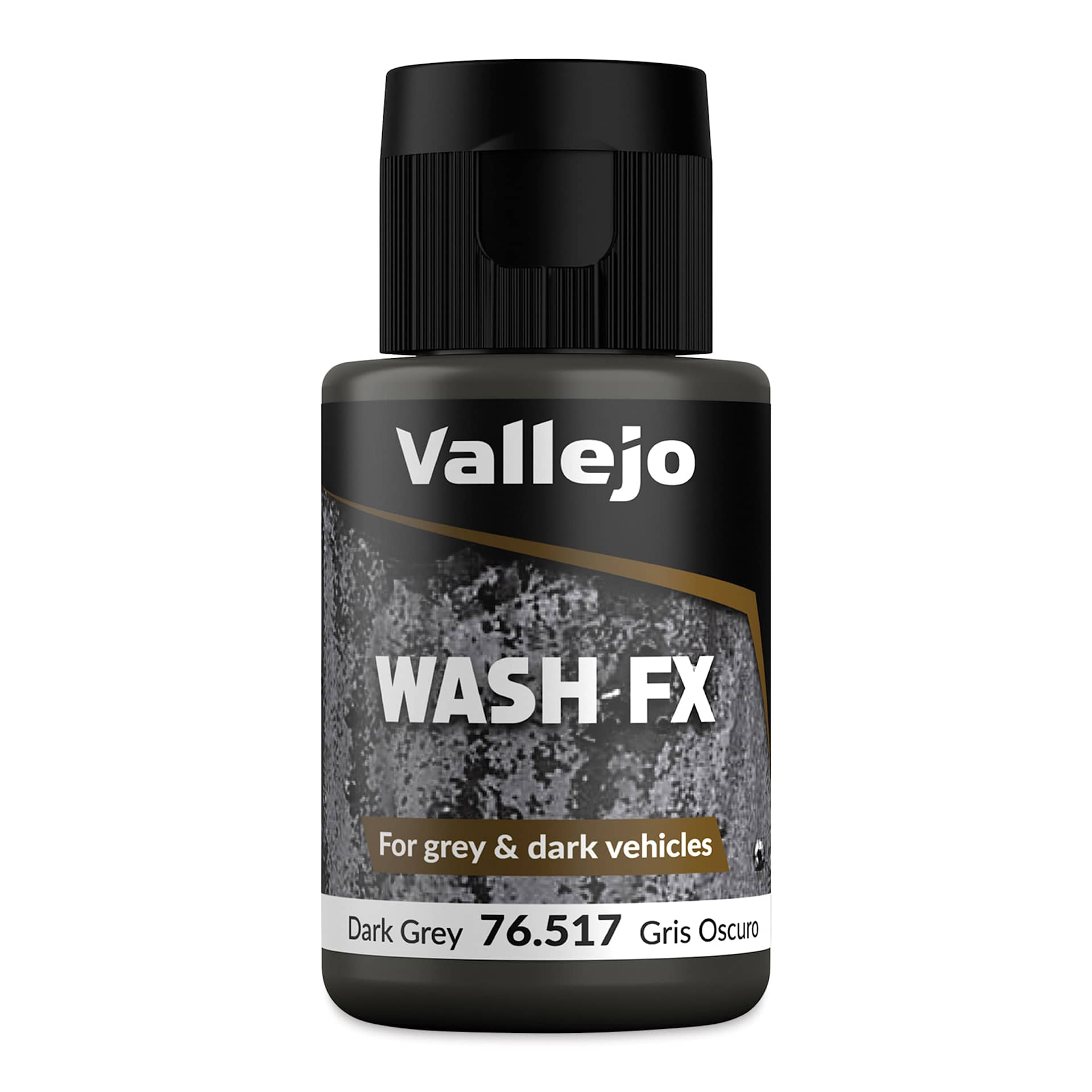 Vallejo Wash FX - Dark Grey, 35 ml Bottle