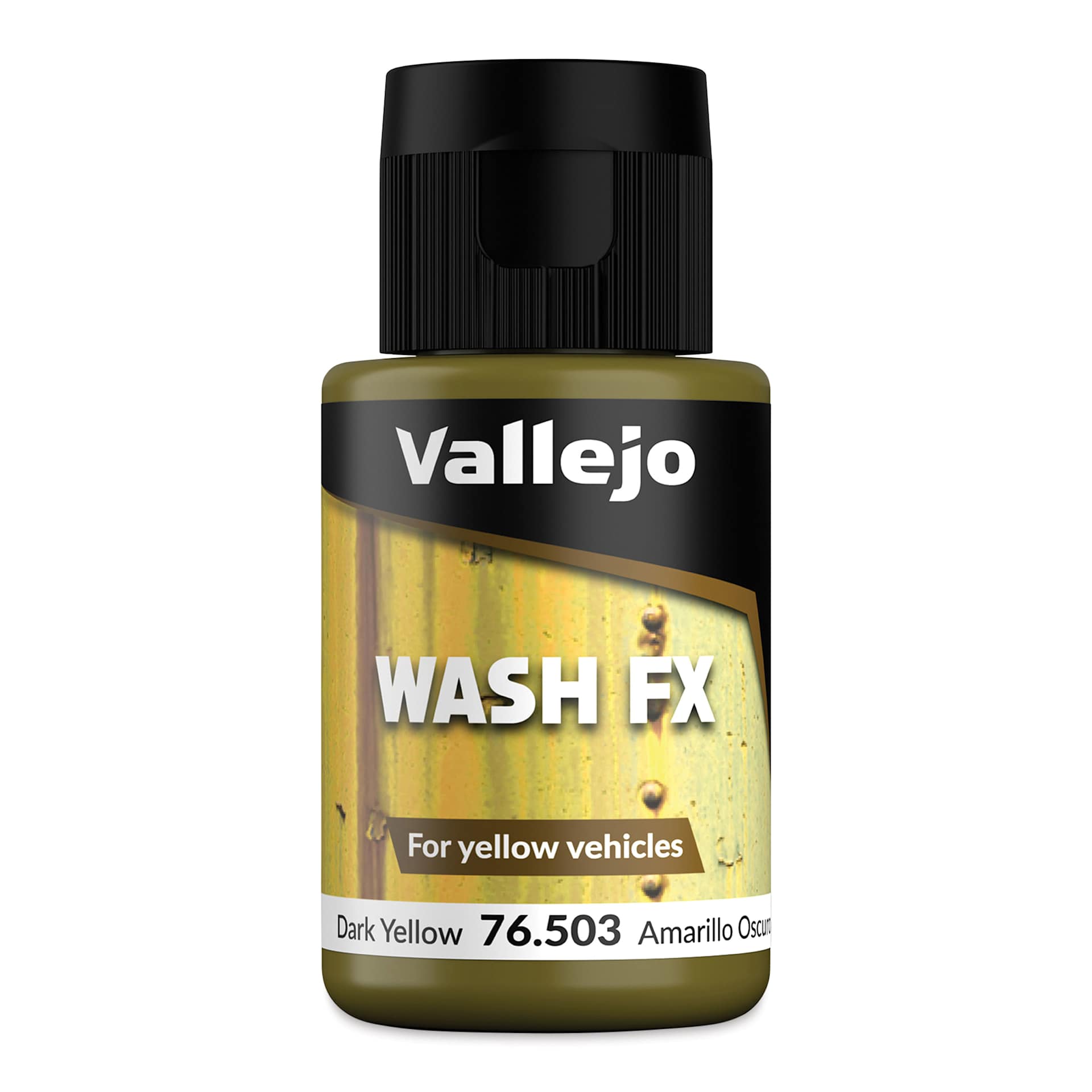 Vallejo Wash FX - Dark Yellow, 35 ml Bottle