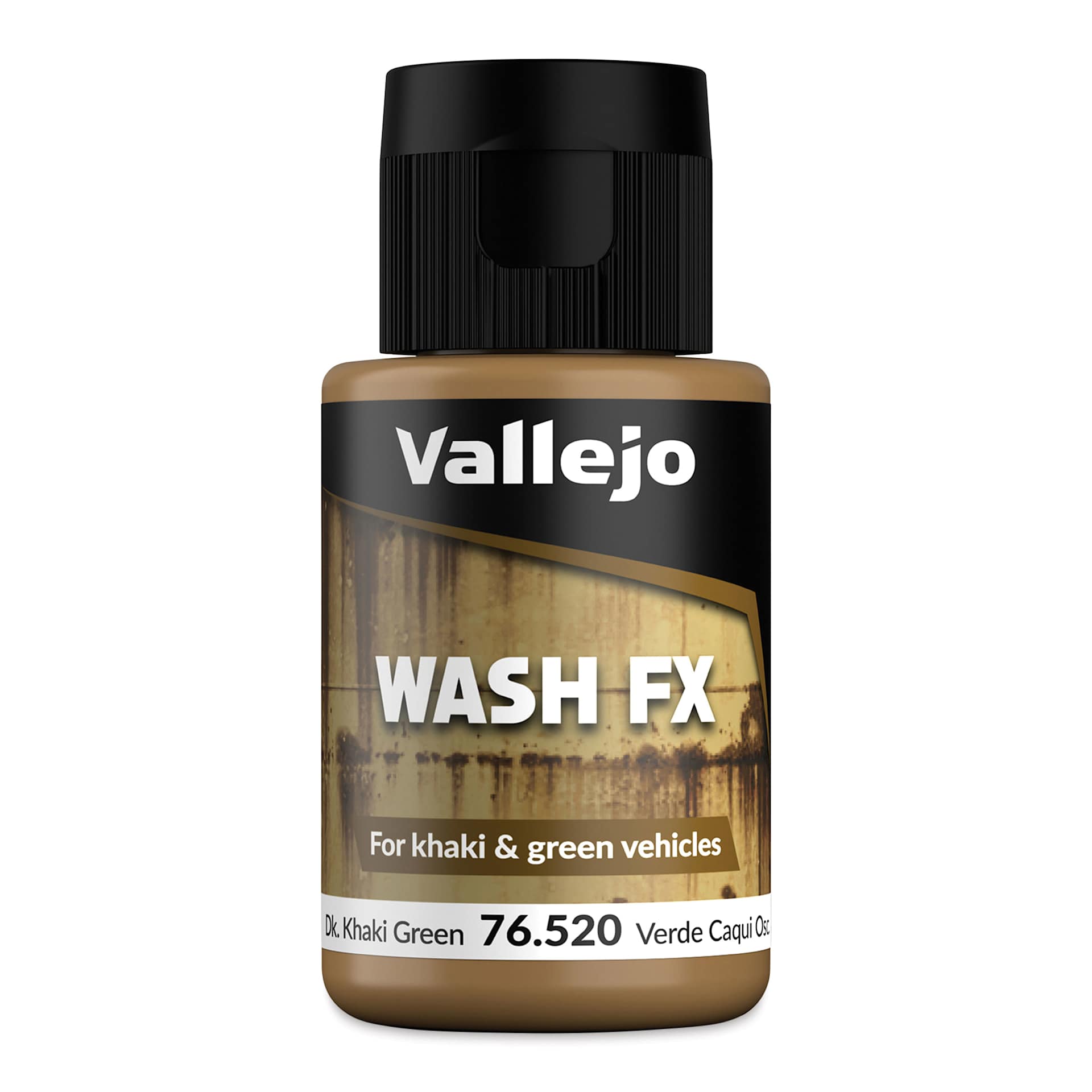Vallejo Wash FX - Dark Khaki Green, 35 ml Bottle