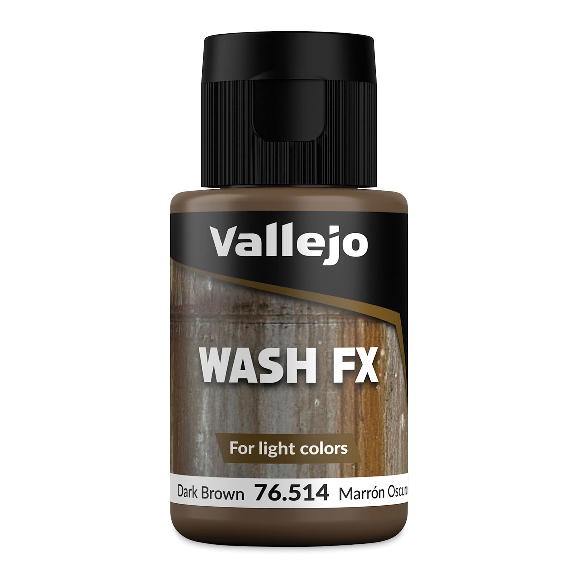Vallejo Wash FX - Dark Brown, 35 ml Bottle