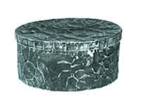 textured metal boxes