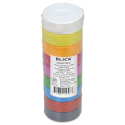Blick Essentials Tempera Cakes - Set of 9, Large, Secondary Colors, packaging