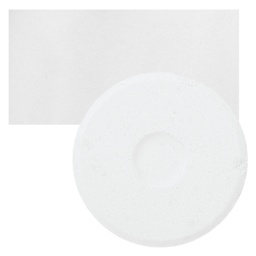 Blick Essentials Tempera Cake - White, Large cake and swatch