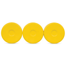Large Gamboge Yellow Hue Blick Essentials Tempera Cakes on side