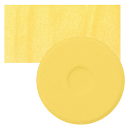Blick Essentials Tempera Cake - Light Orange, Large cake and swatch