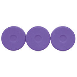 Large Grape Blick Essentials Tempera Cakes side by side