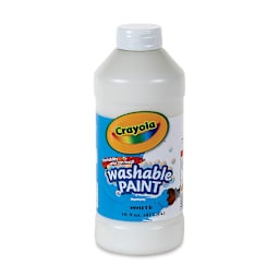 Crayola Washable Paint - White, 16 oz bottle