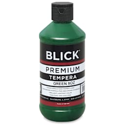Blick Premium Grade Tempera - Green, 8 oz bottle