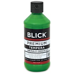 Blick Premium Grade Tempera - Emerald Green, 8 oz bottle