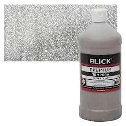 Blick Premium Grade Tempera - Silver, Quart and swatch